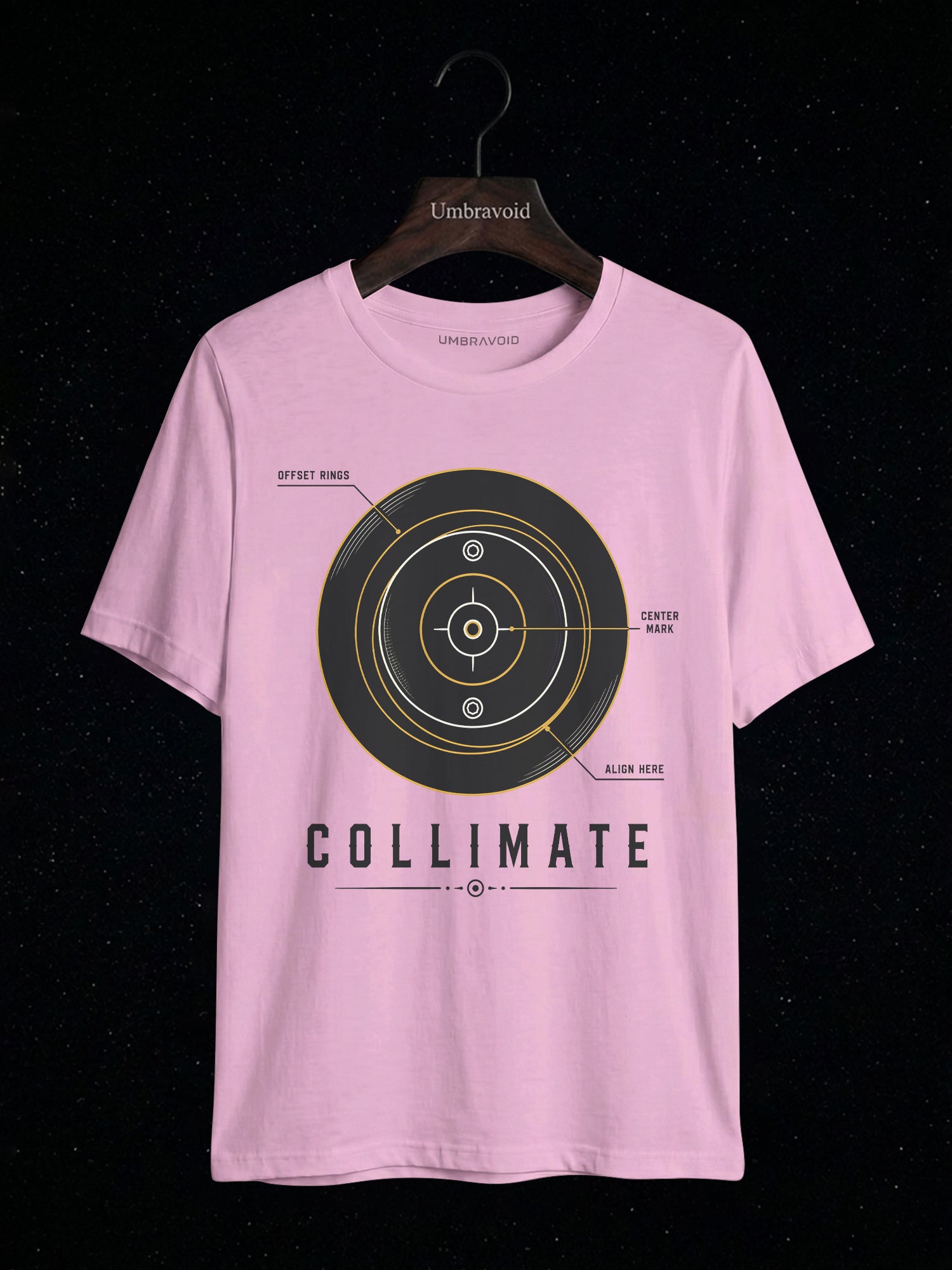 Collimate Primary Mirror astronomy t-shirt | Umbra Void