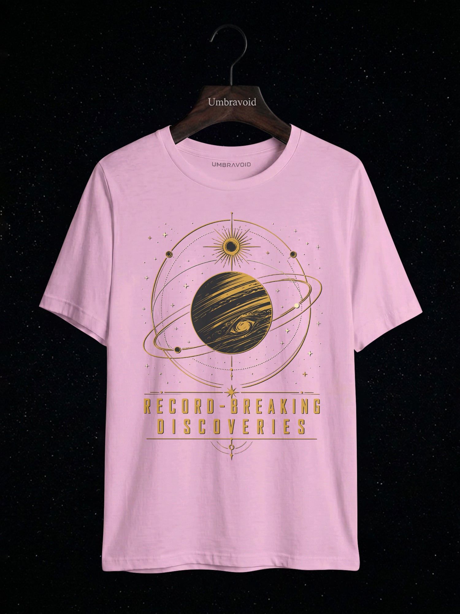 Record-Breaking Discoveries astronomy t-shirt | Umbra Void