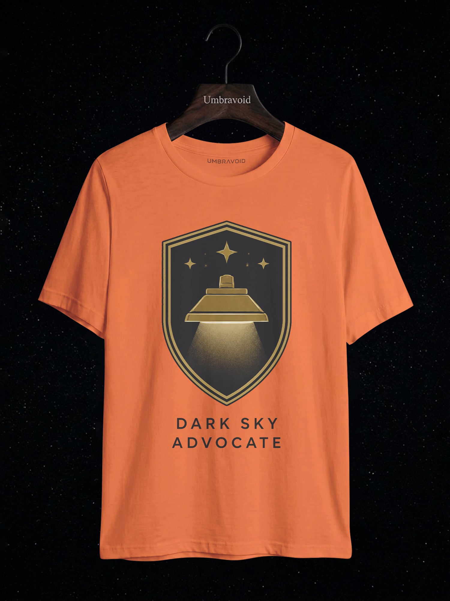 Dark Sky Advocate astronomy t-shirt | Umbra Void