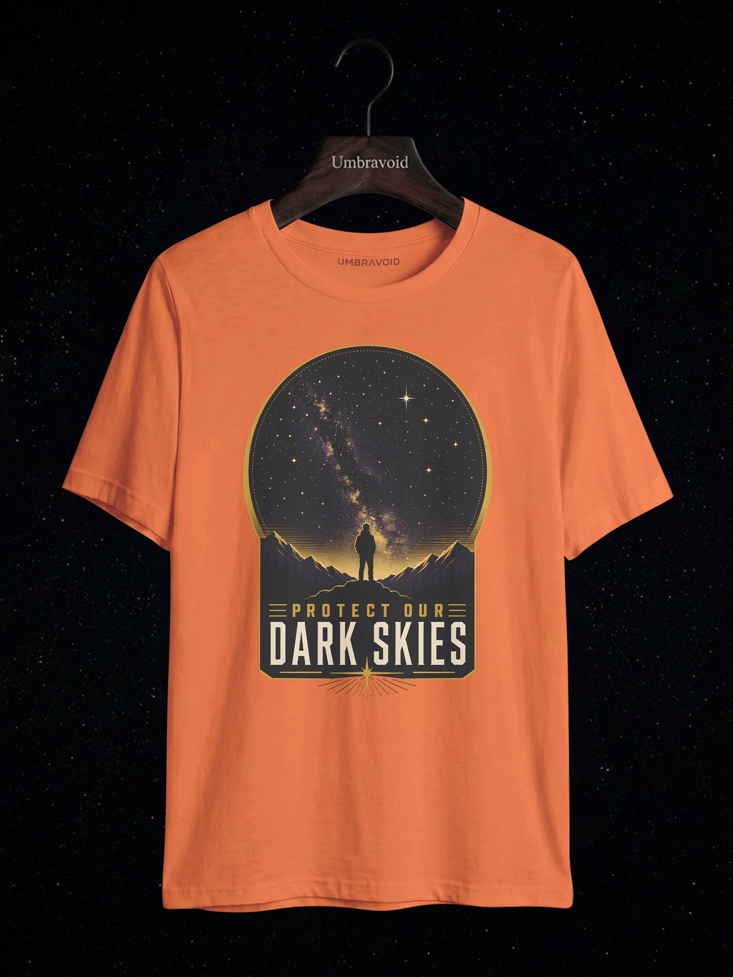 Protect Our Dark Skies astronomy t-shirt | Umbra Void