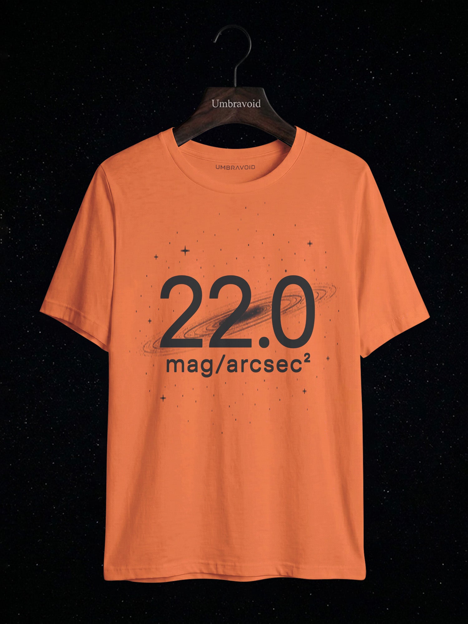 22.0 Mag/Arcsec² astronomy t-shirt | Umbra Void
