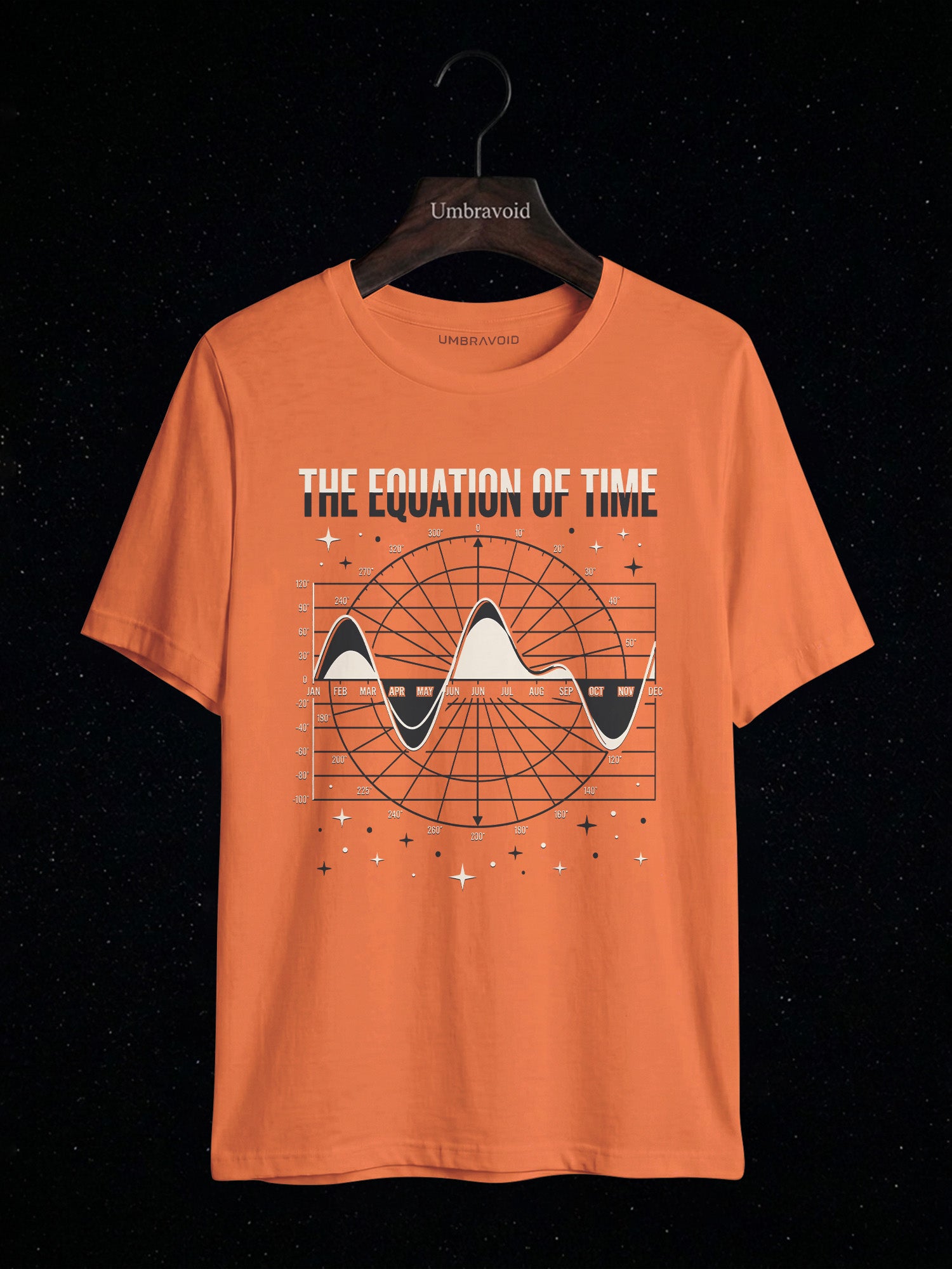 The Equation Of Time astronomy t-shirt | Umbra Void
