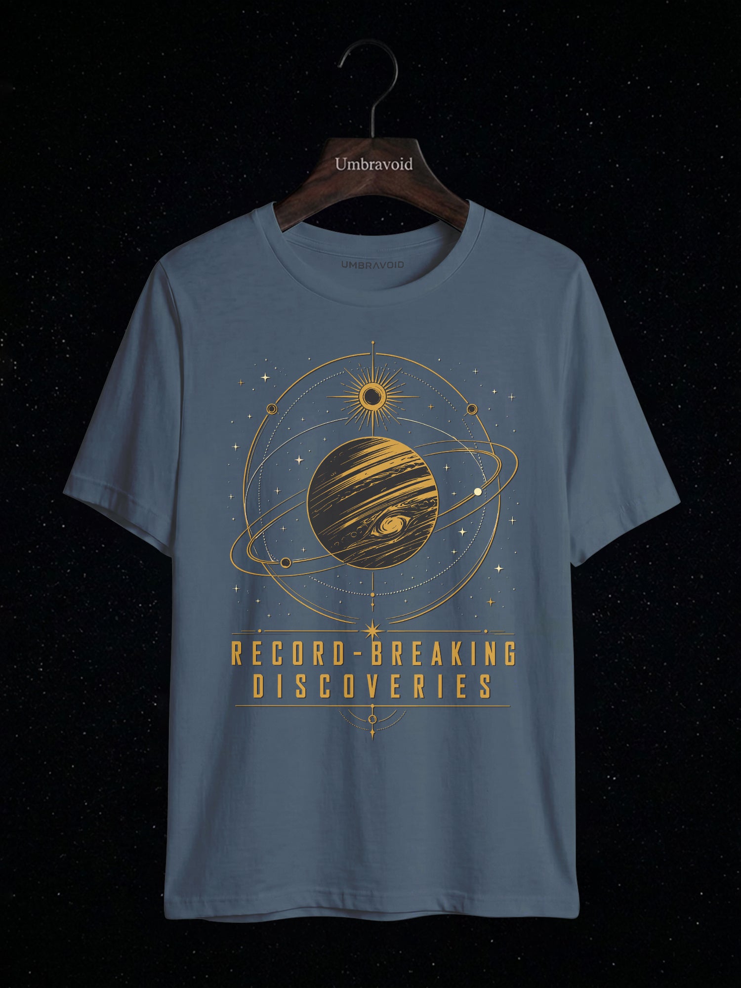 Record-Breaking Discoveries astronomy t-shirt | Umbra Void