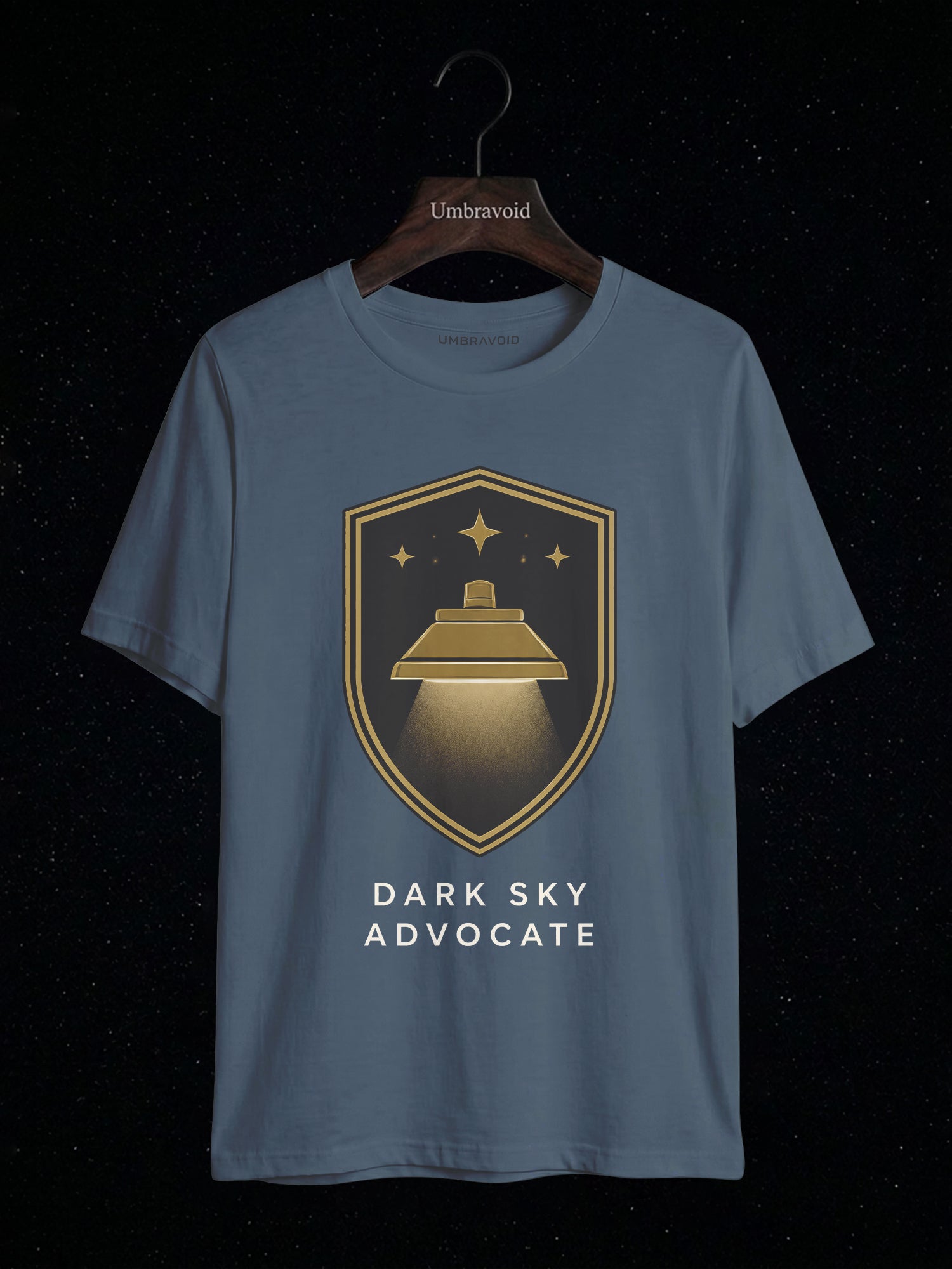Dark Sky Advocate astronomy t-shirt | Umbra Void