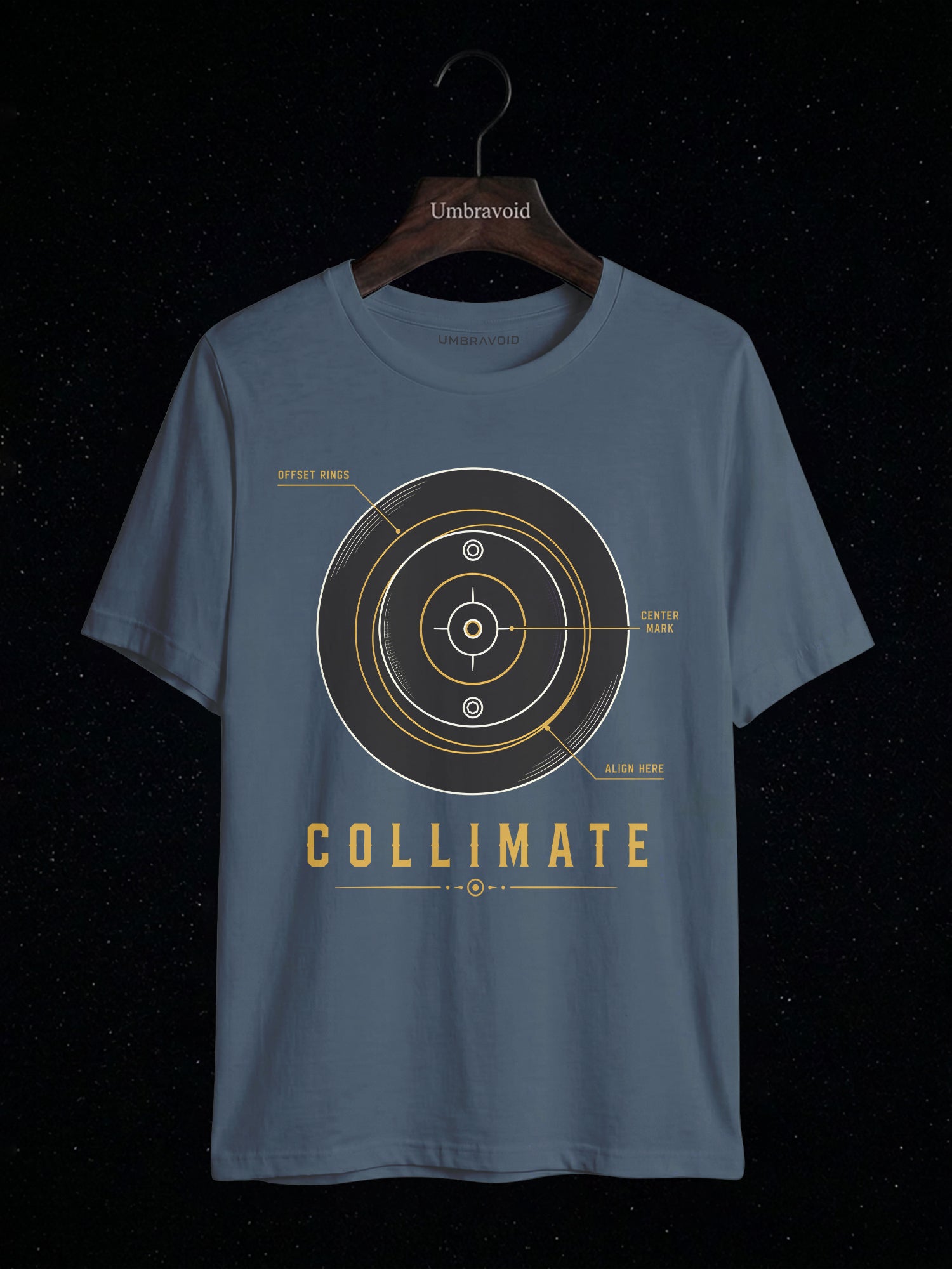 Collimate Primary Mirror astronomy t-shirt | Umbra Void
