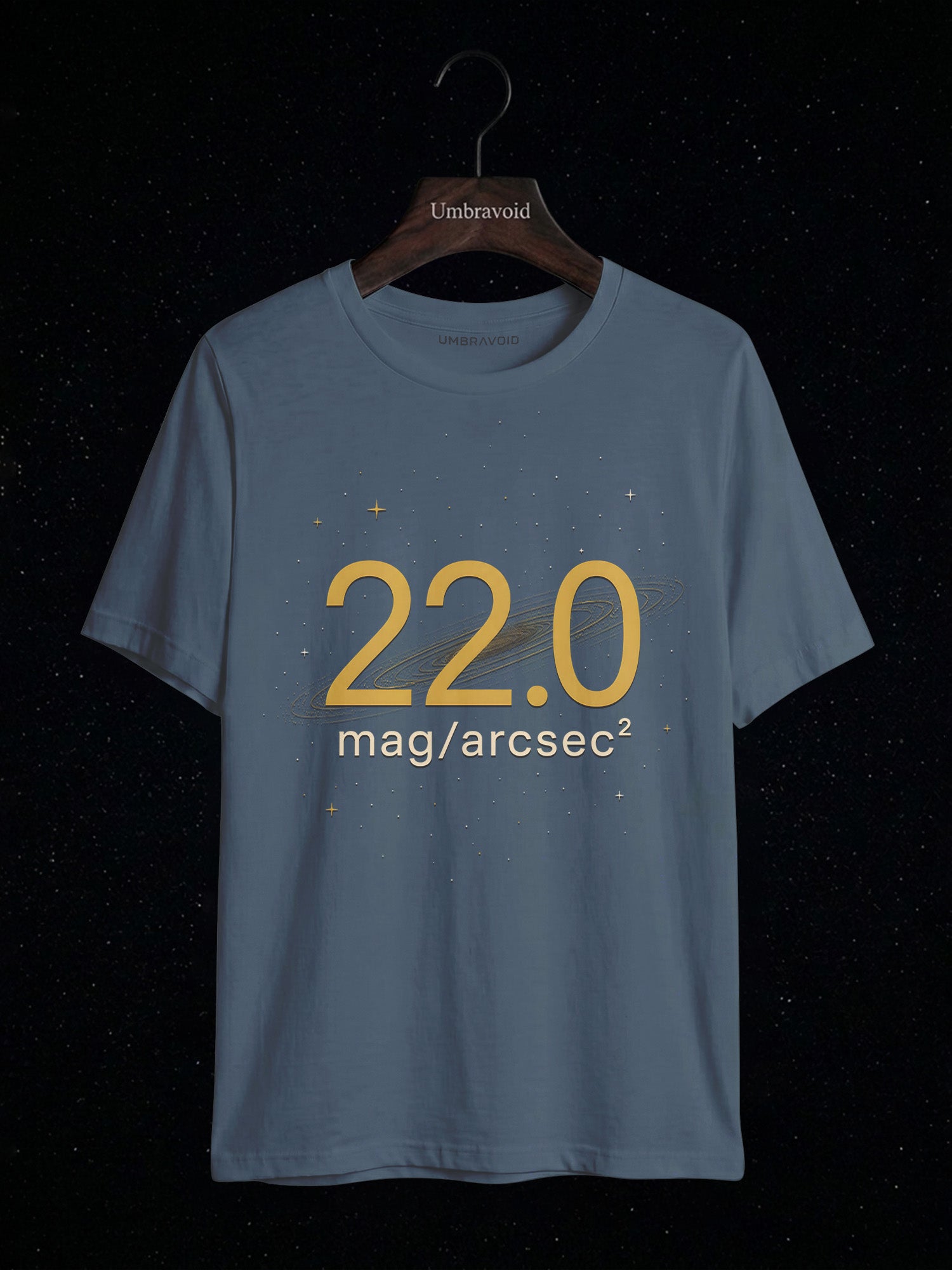 22.0 Mag/Arcsec² astronomy t-shirt | Umbra Void
