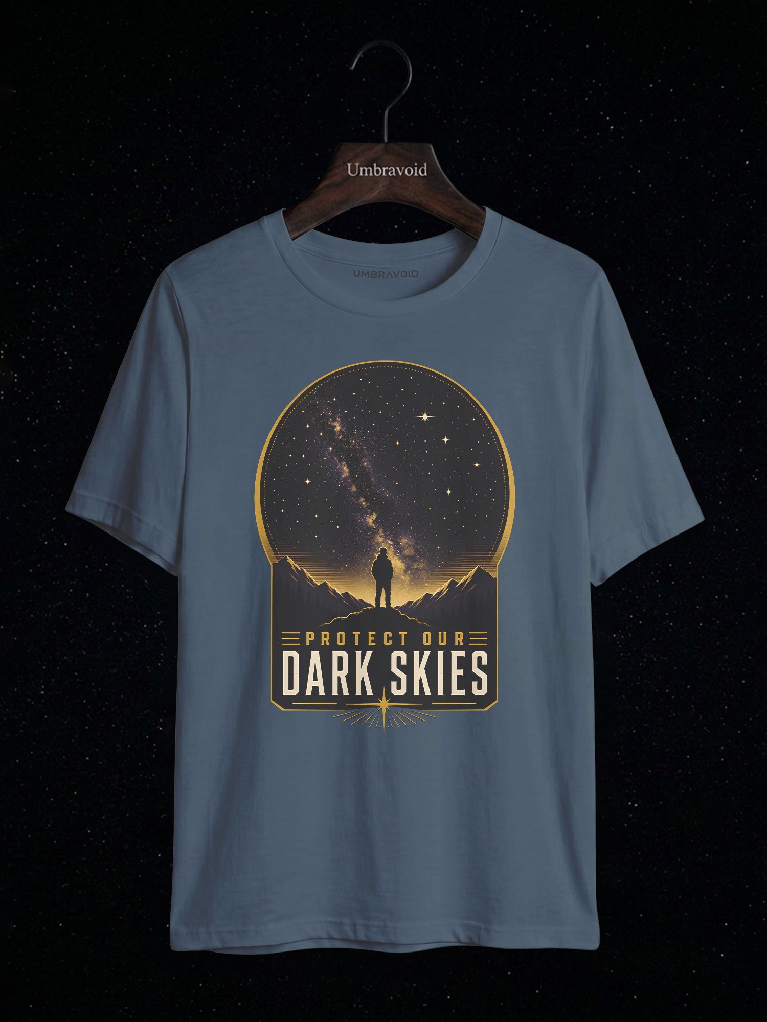 Protect Our Dark Skies astronomy t-shirt | Umbra Void