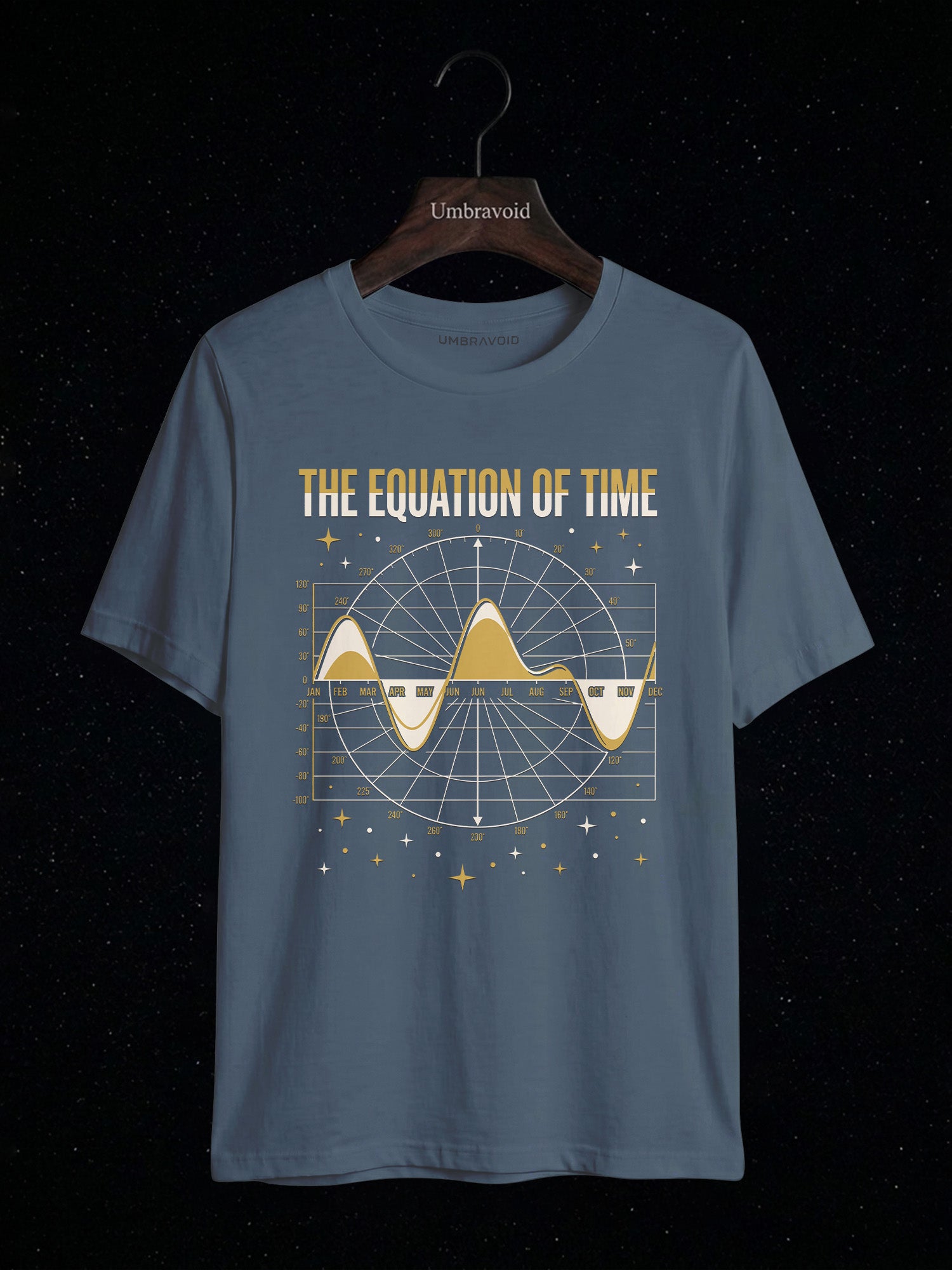 The Equation Of Time astronomy t-shirt | Umbra Void