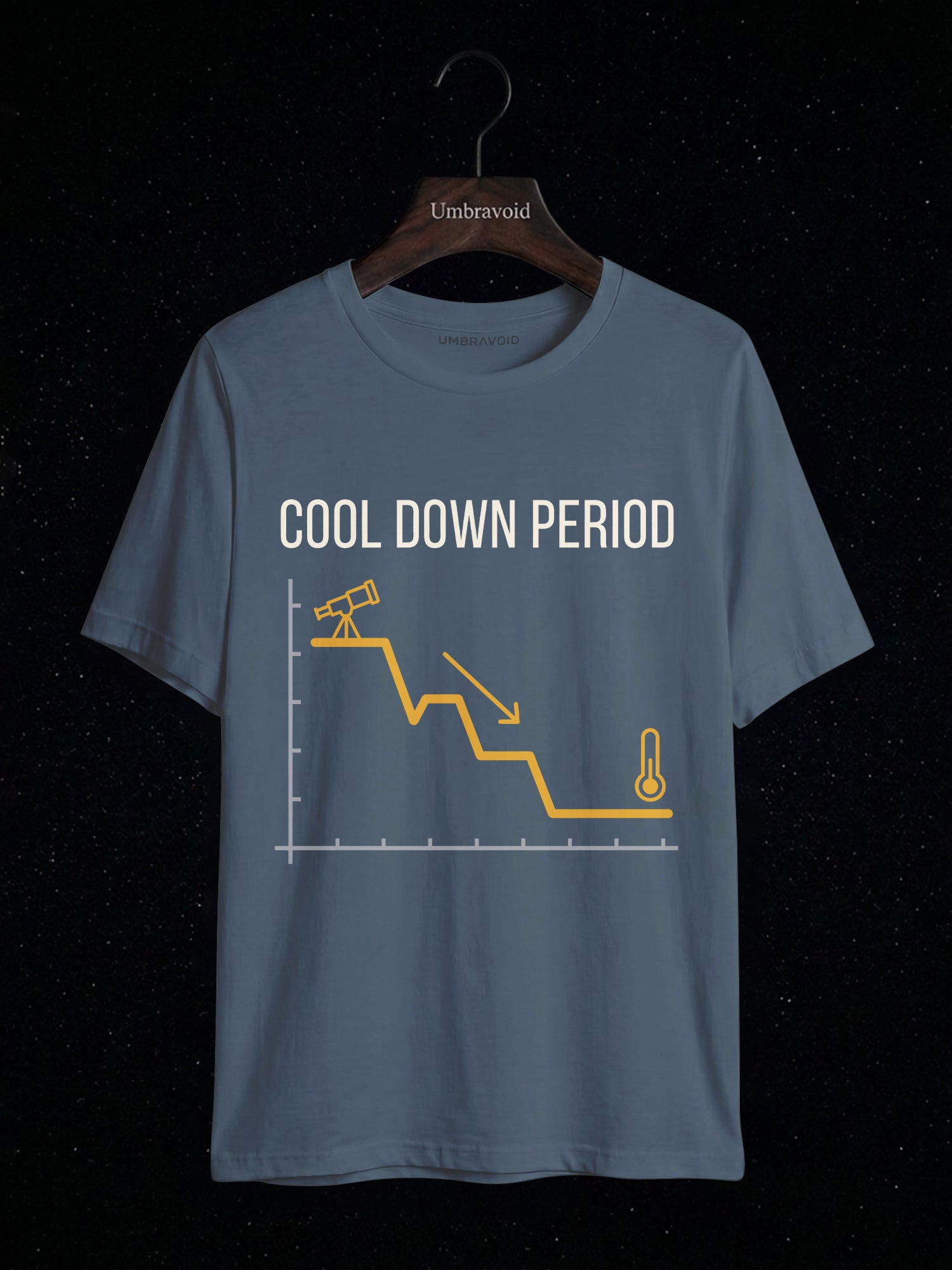 Cool Down Period astronomy t-shirt | Umbra Void