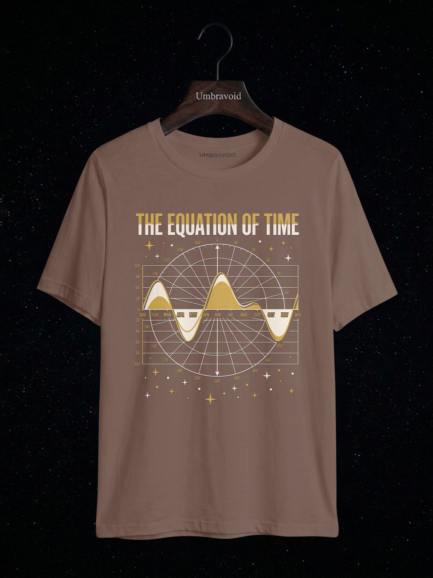 The Equation Of Time astronomy t-shirt | Umbra Void