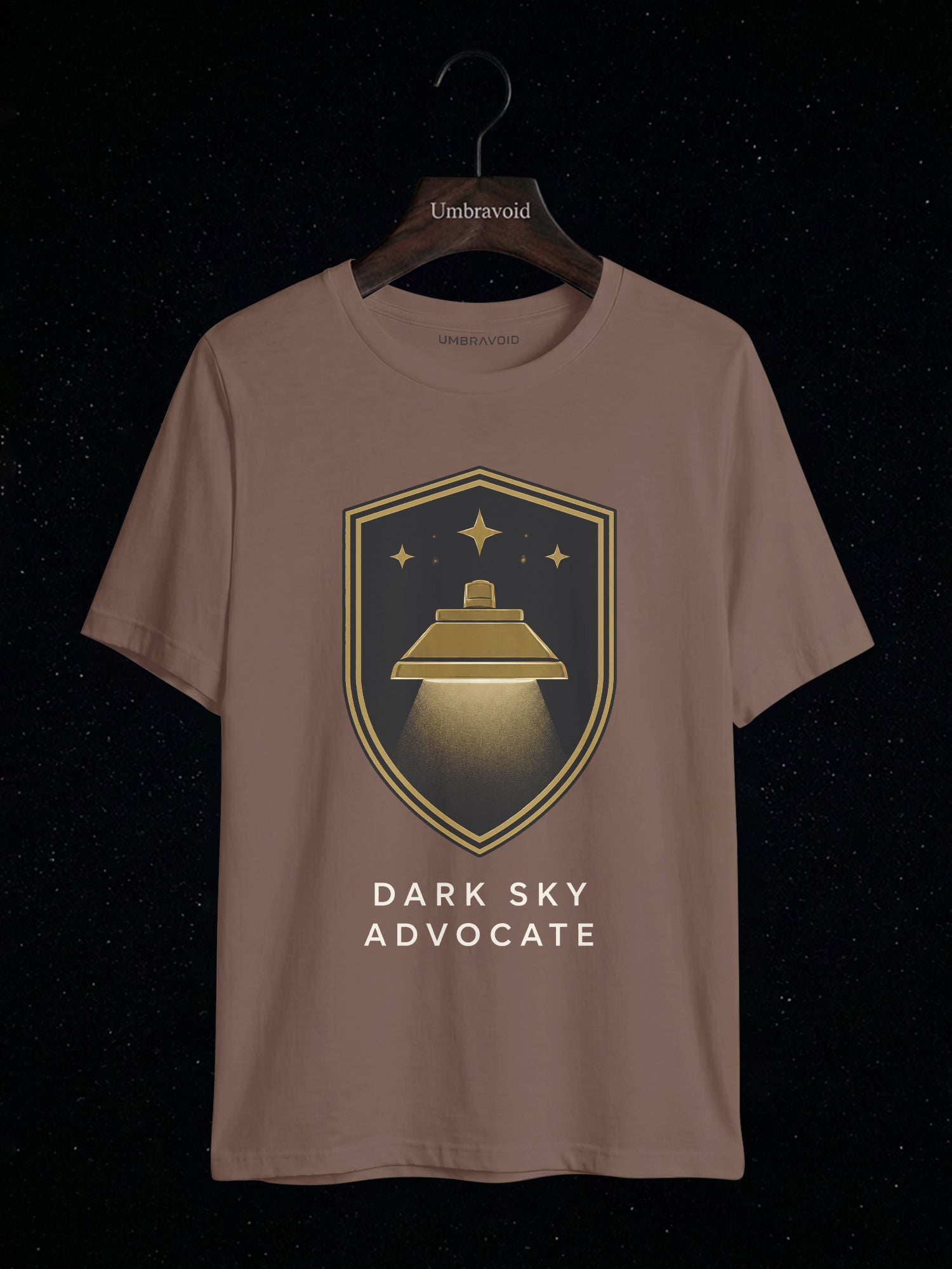 Dark Sky Advocate astronomy t-shirt | Umbra Void