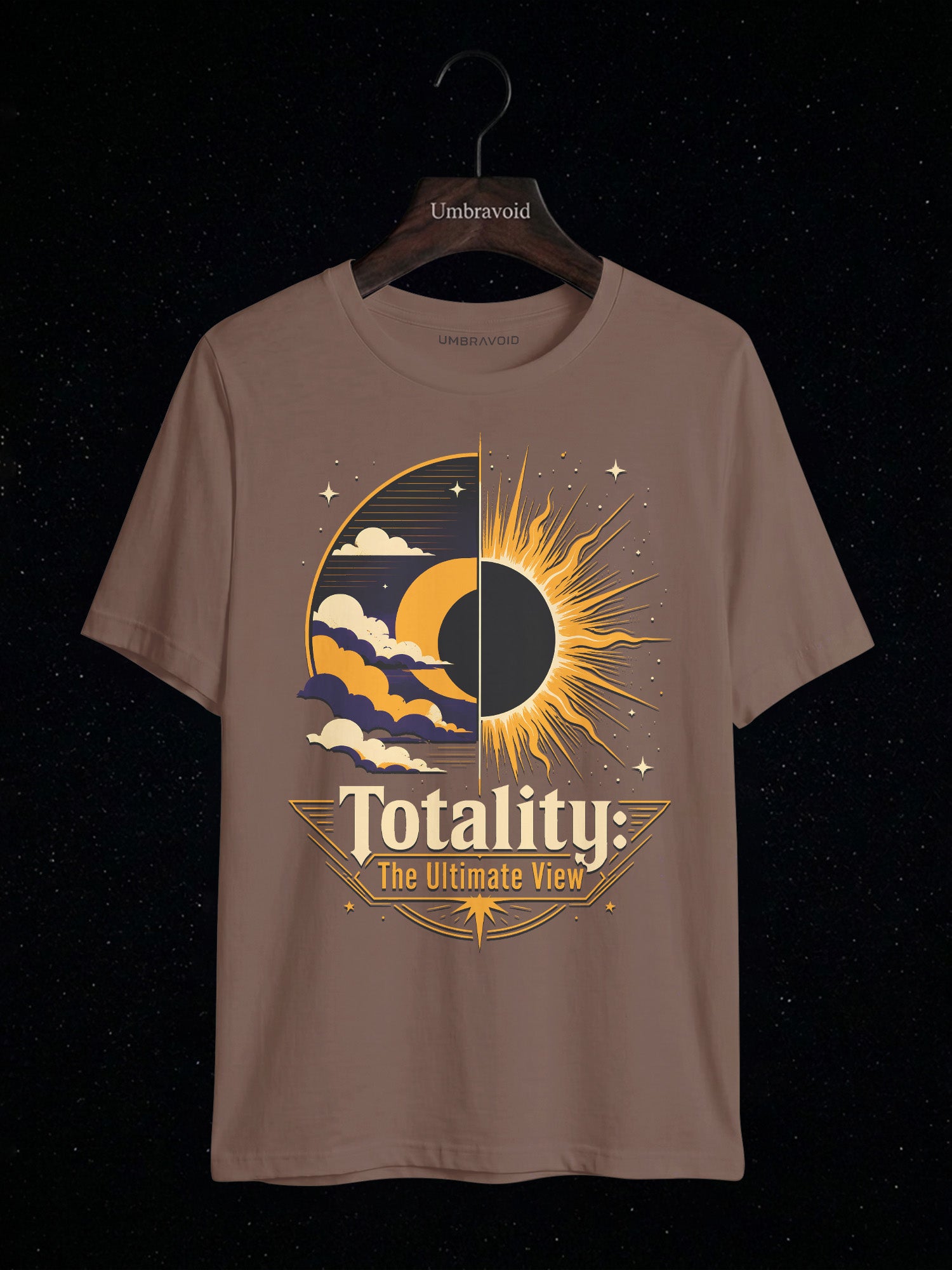 The Ultimate View astronomy t-shirt | Umbra Void