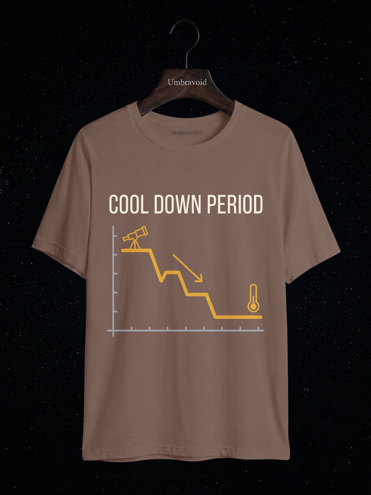Cool Down Period astronomy t-shirt | Umbra Void