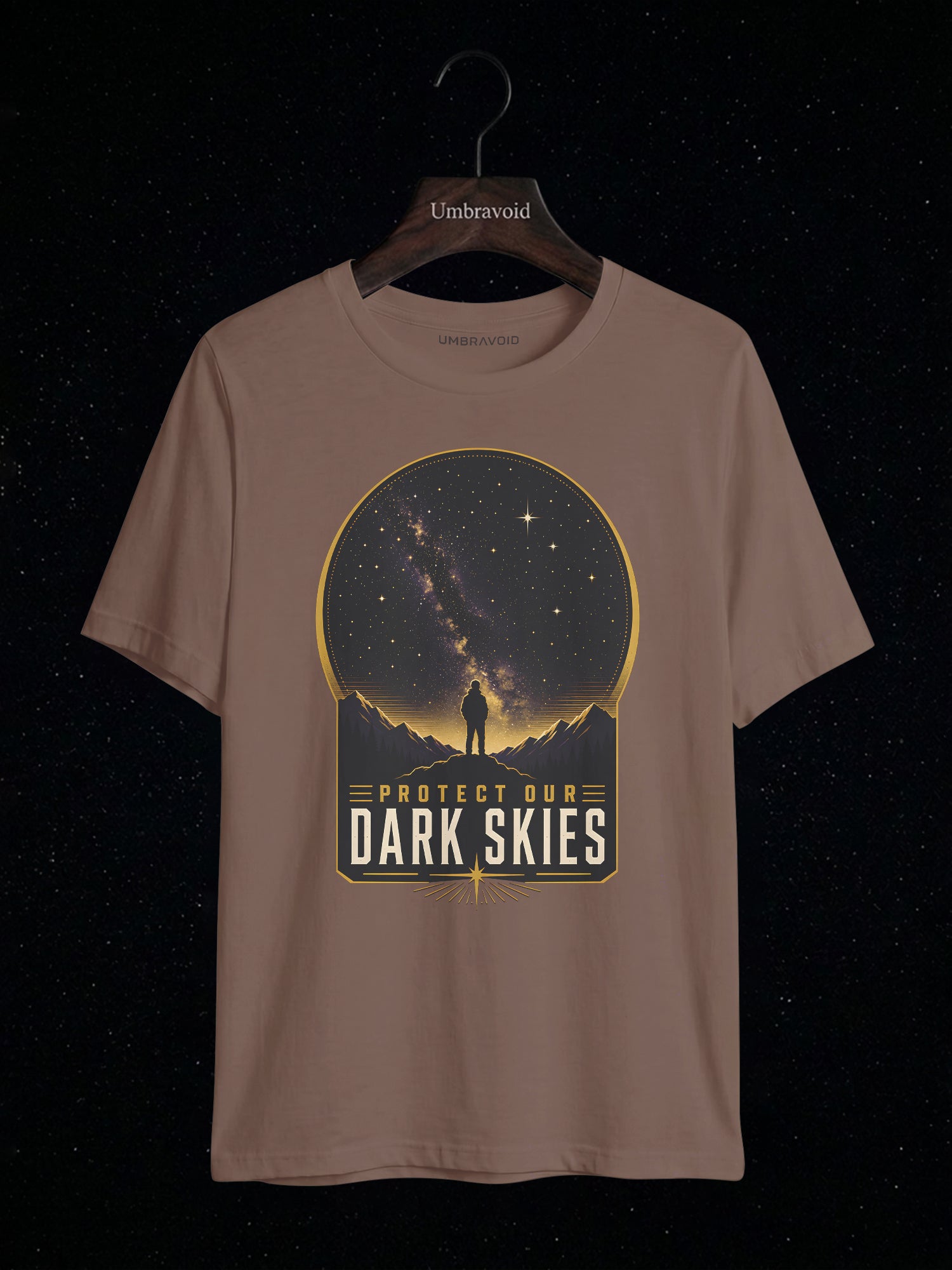 Protect Our Dark Skies astronomy t-shirt | Umbra Void