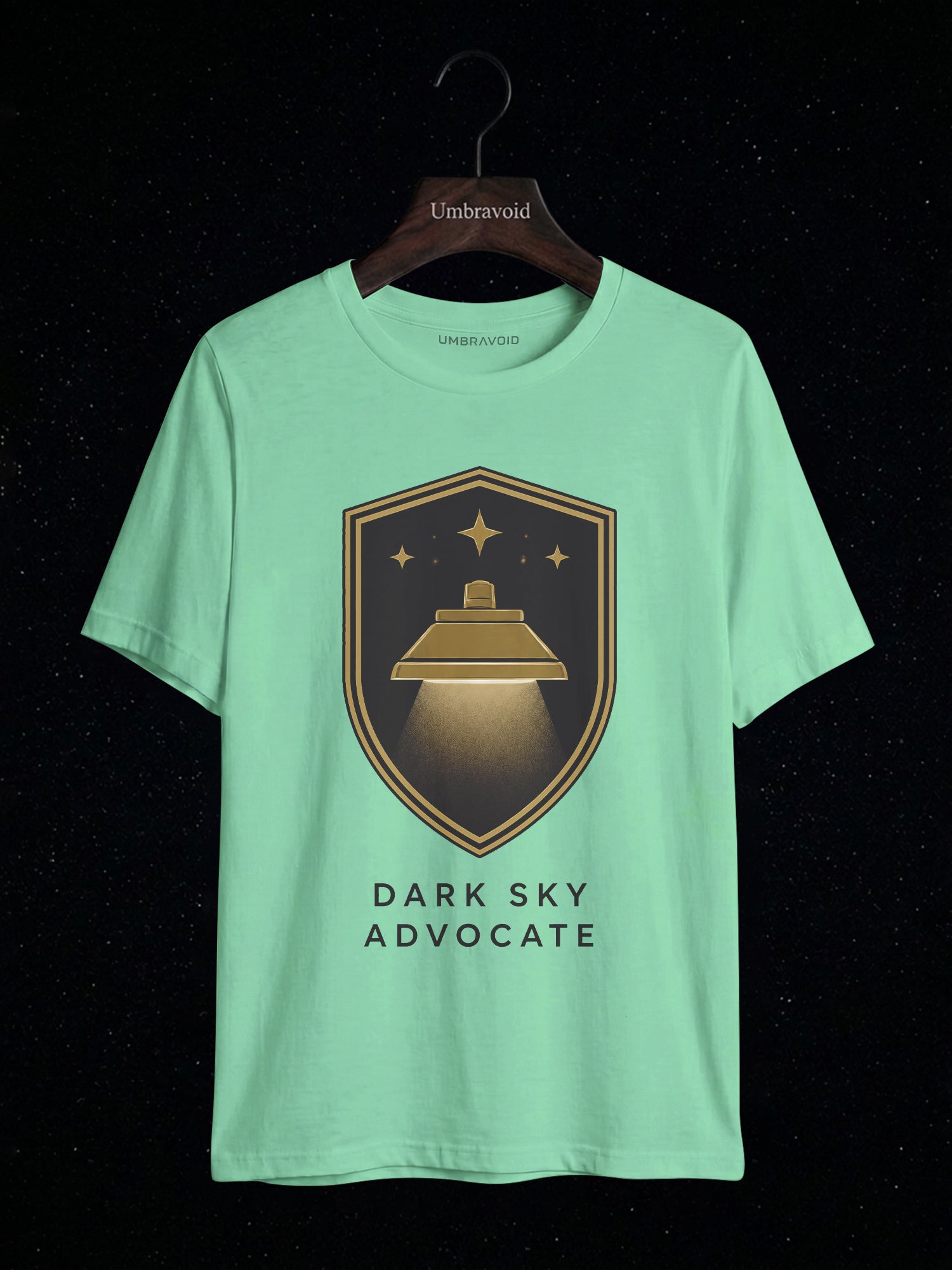 Dark Sky Advocate astronomy t-shirt | Umbra Void