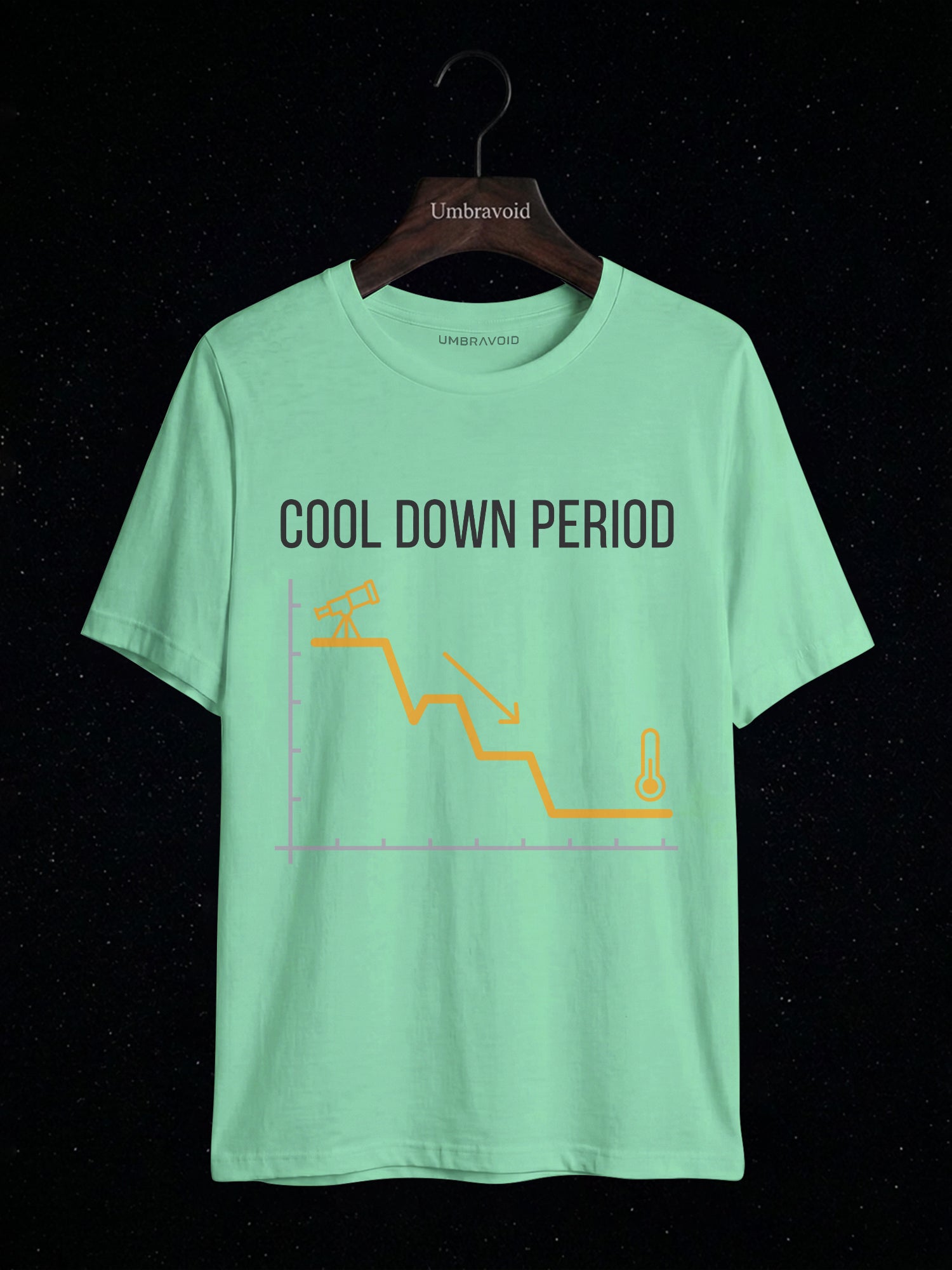 Cool Down Period astronomy t-shirt | Umbra Void