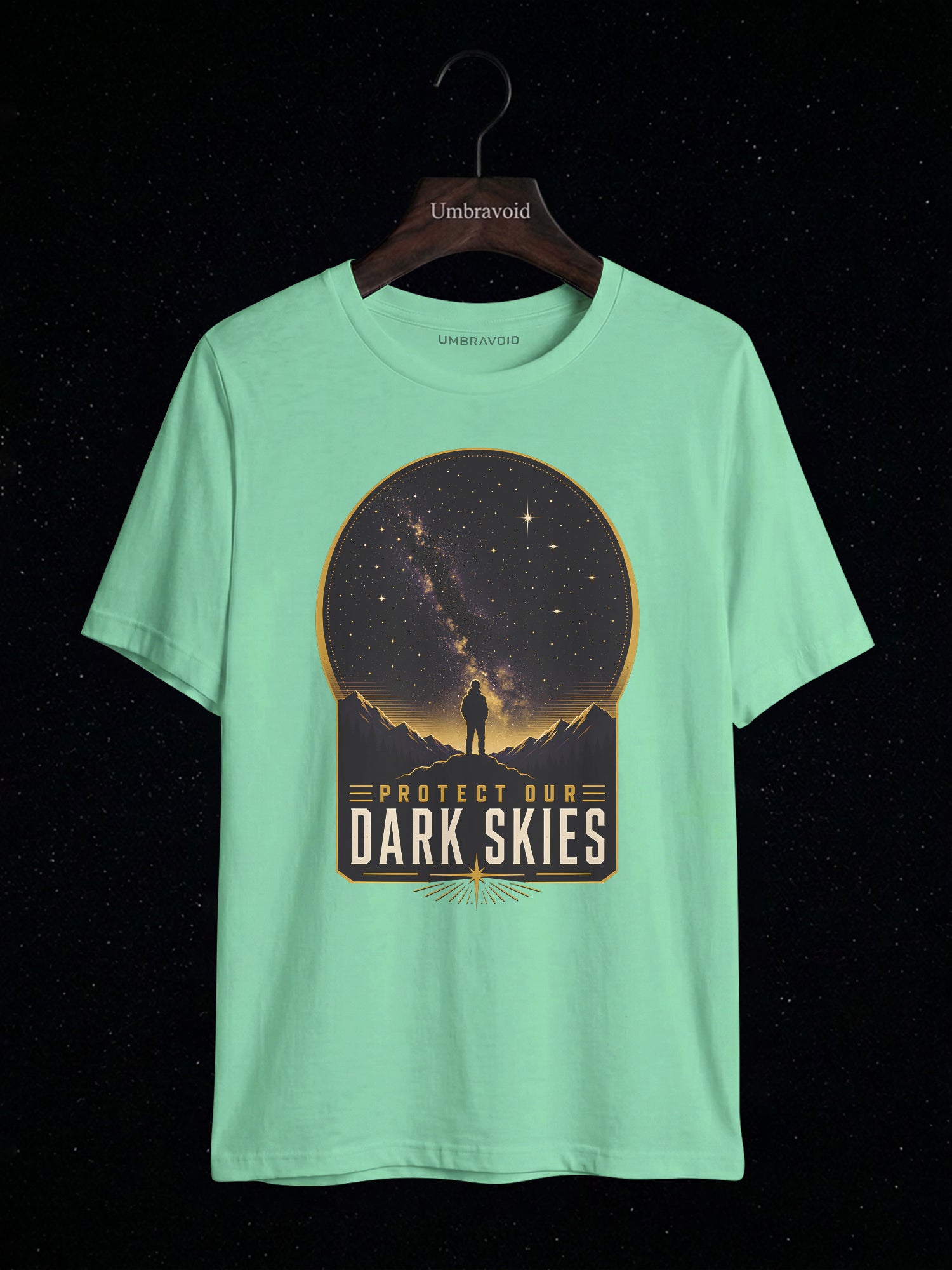 Protect Our Dark Skies astronomy t-shirt | Umbra Void