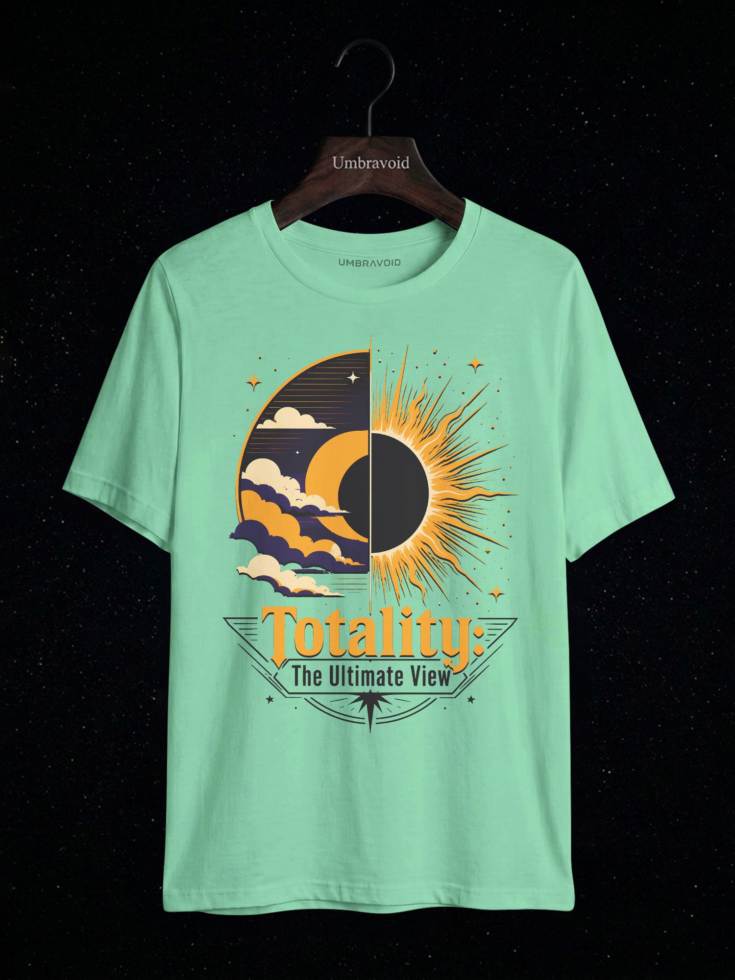 The Ultimate View astronomy t-shirt | Umbra Void