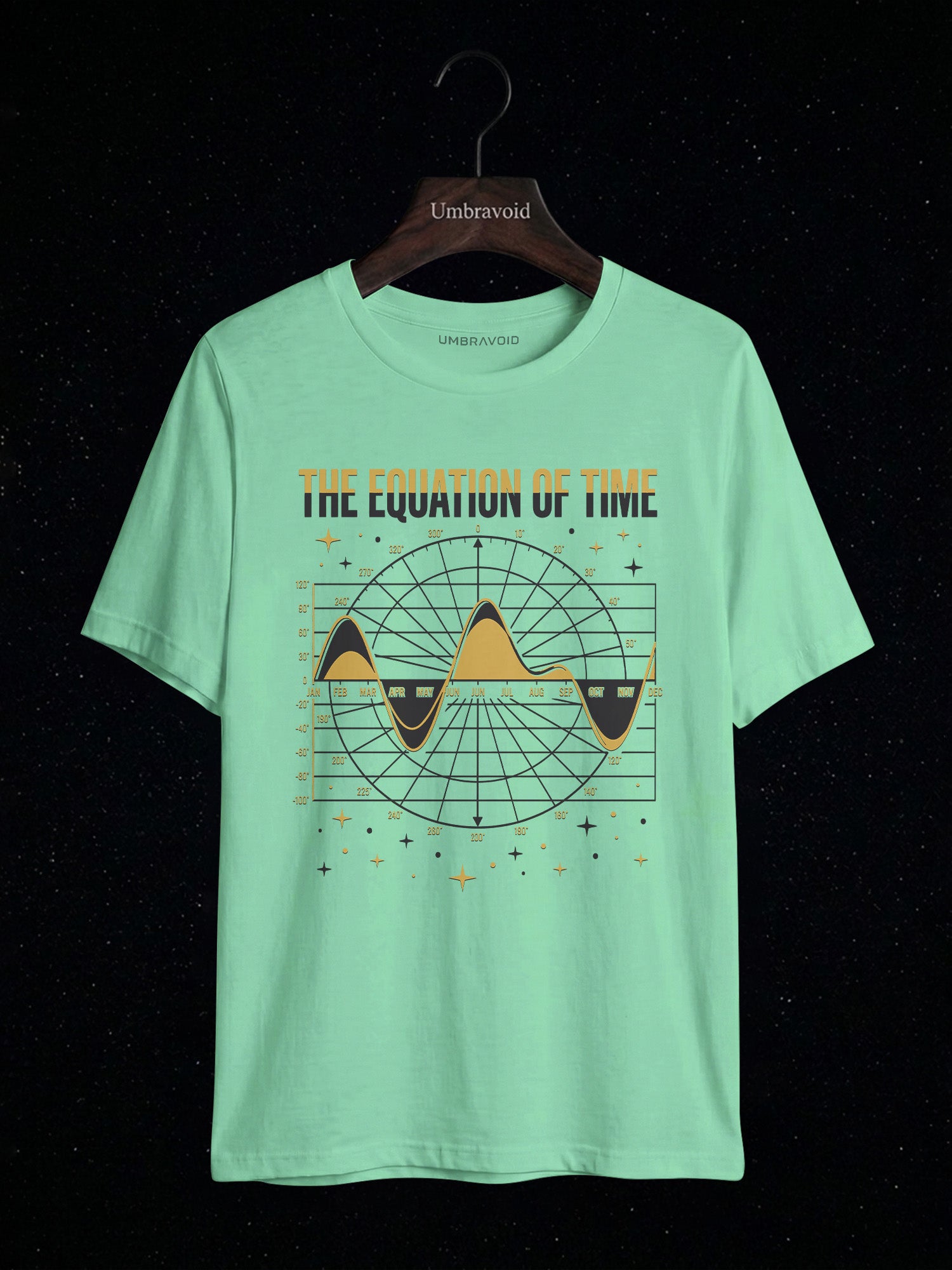 The Equation Of Time astronomy t-shirt | Umbra Void