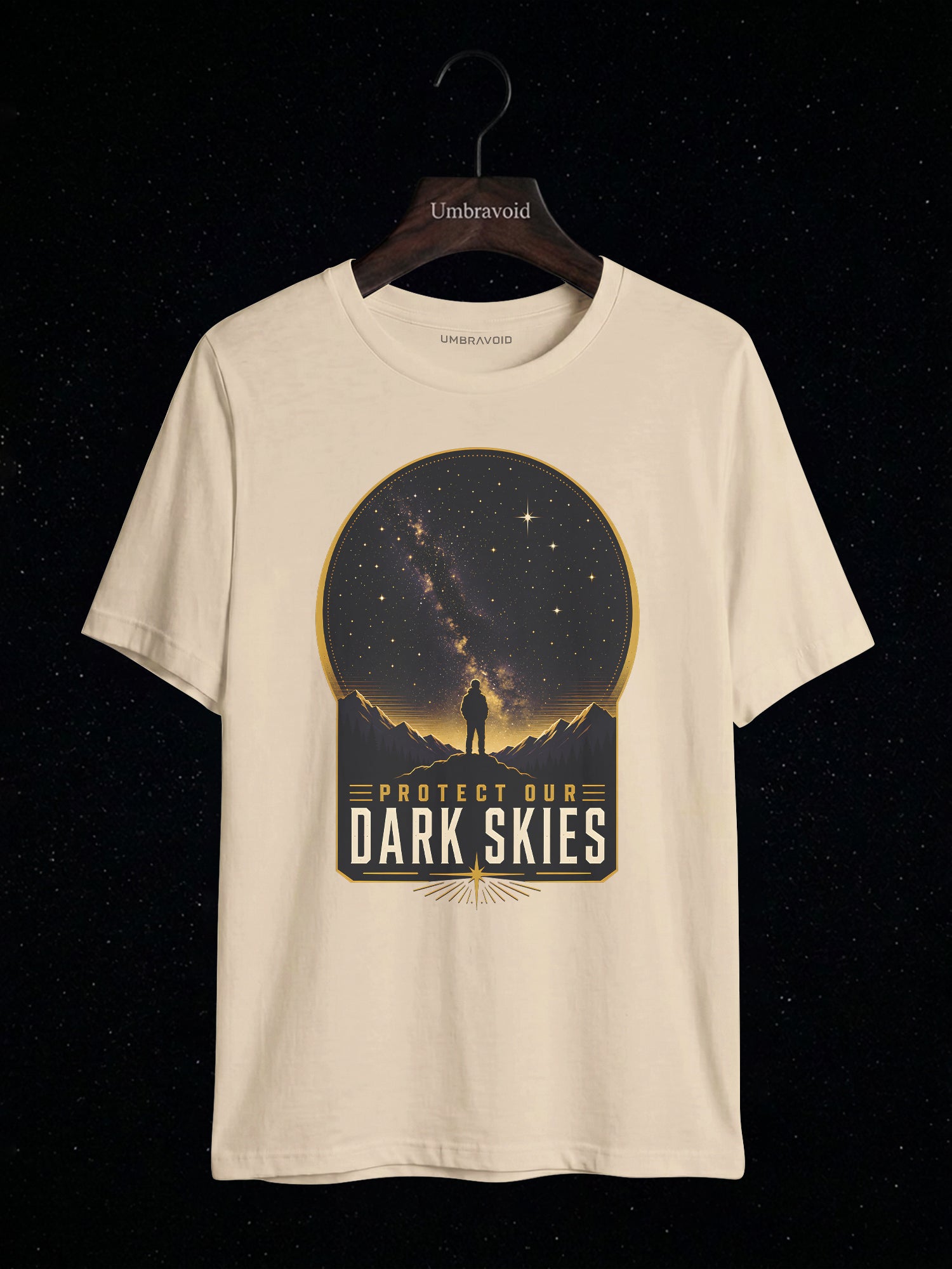 Protect Our Dark Skies astronomy t-shirt | Umbra Void
