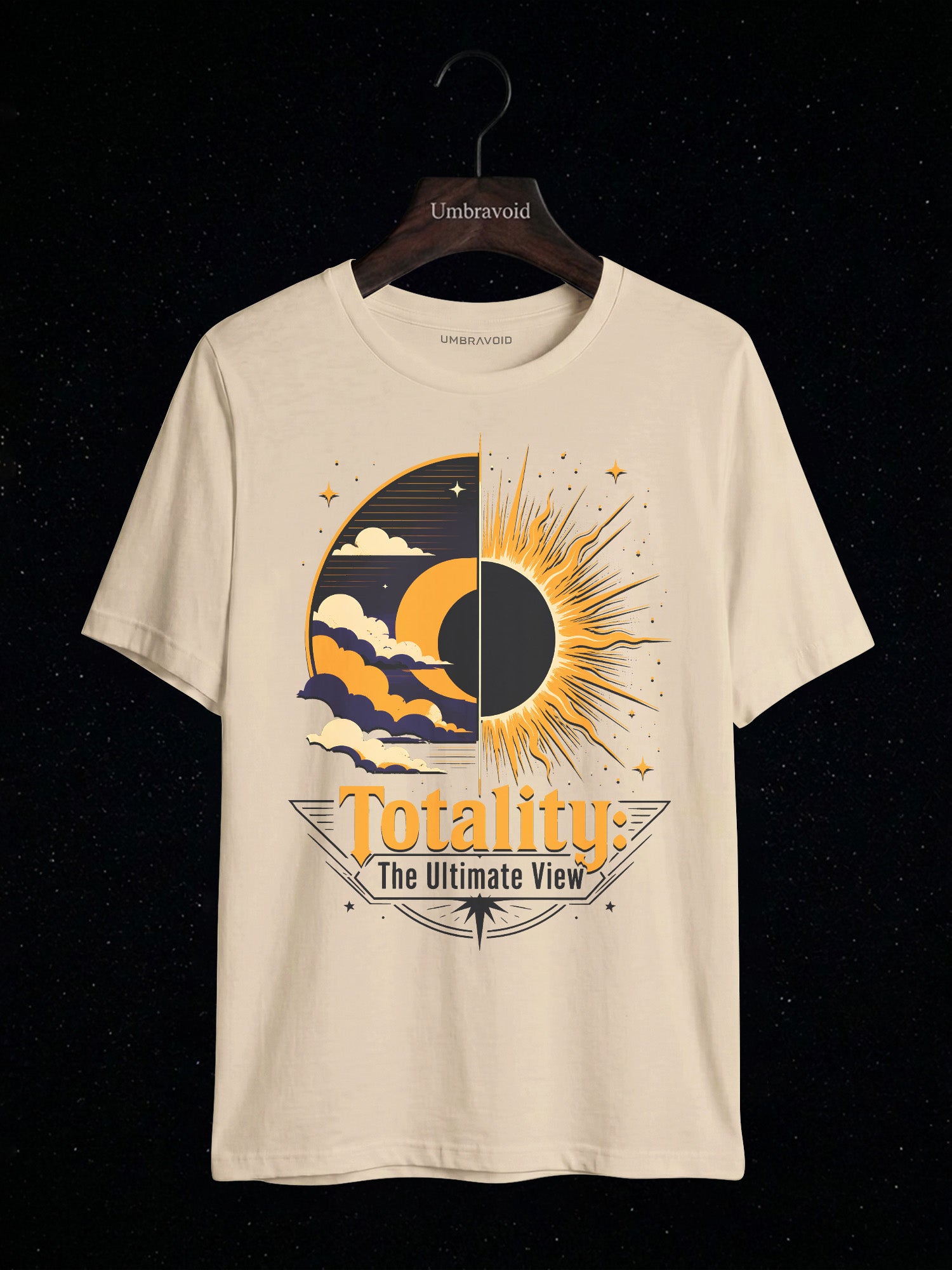 The Ultimate View astronomy t-shirt | Umbra Void
