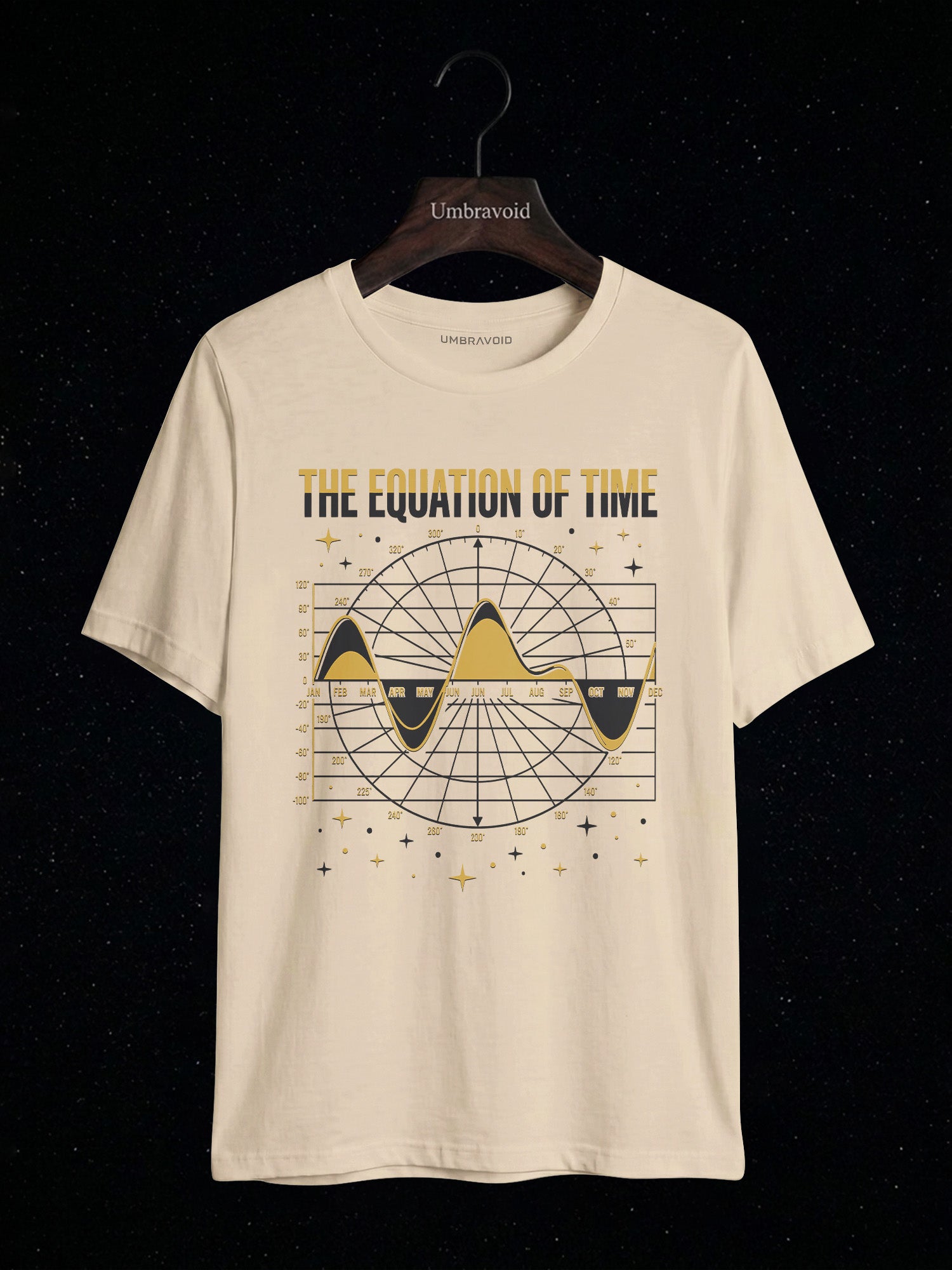 The Equation Of Time astronomy t-shirt | Umbra Void
