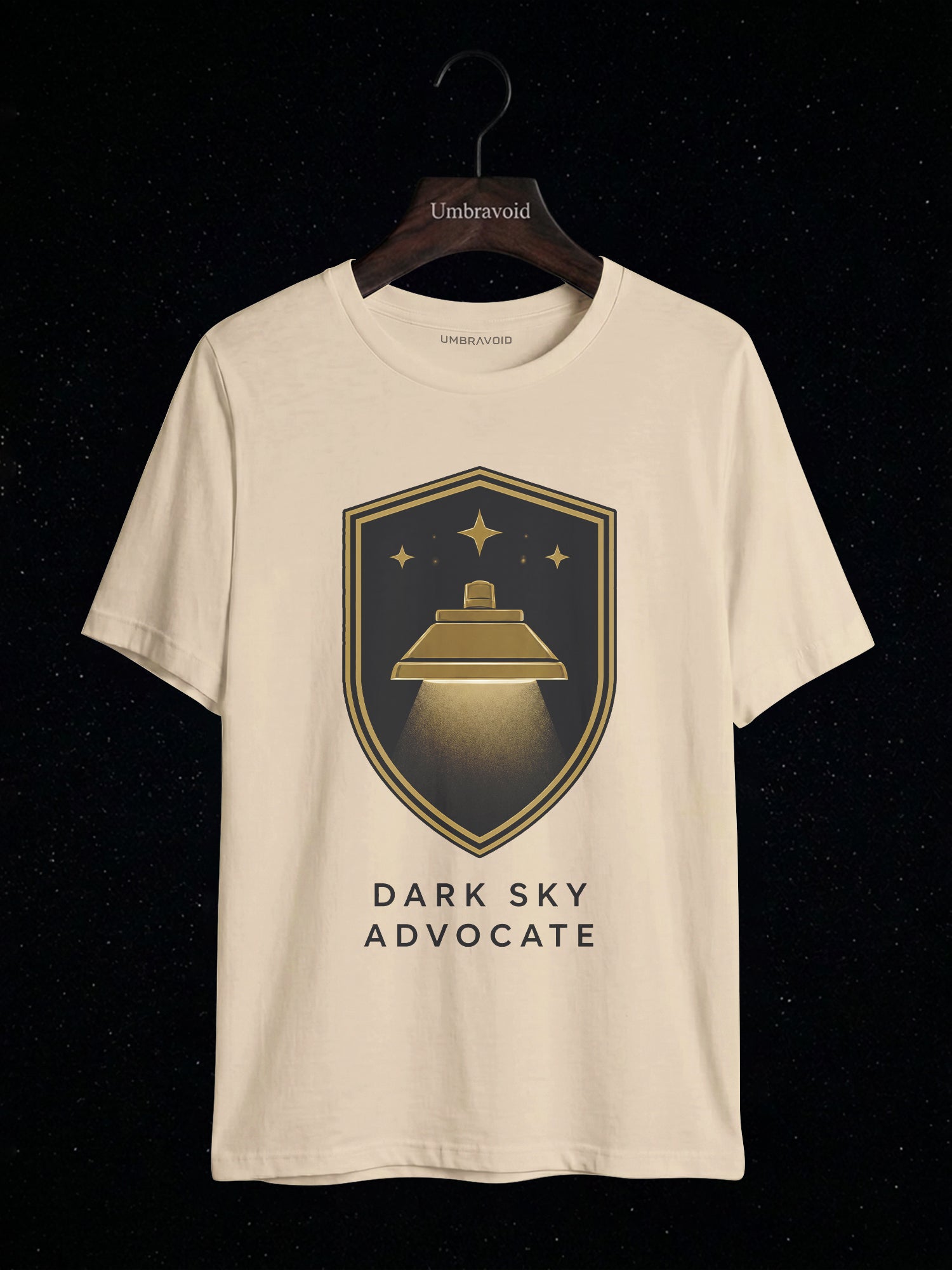 Dark Sky Advocate astronomy t-shirt | Umbra Void