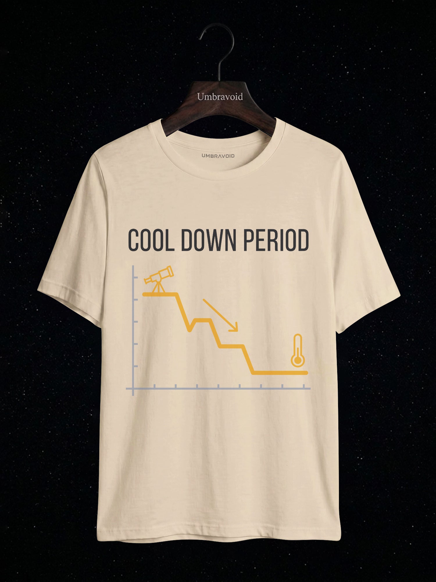 Cool Down Period astronomy t-shirt | Umbra Void