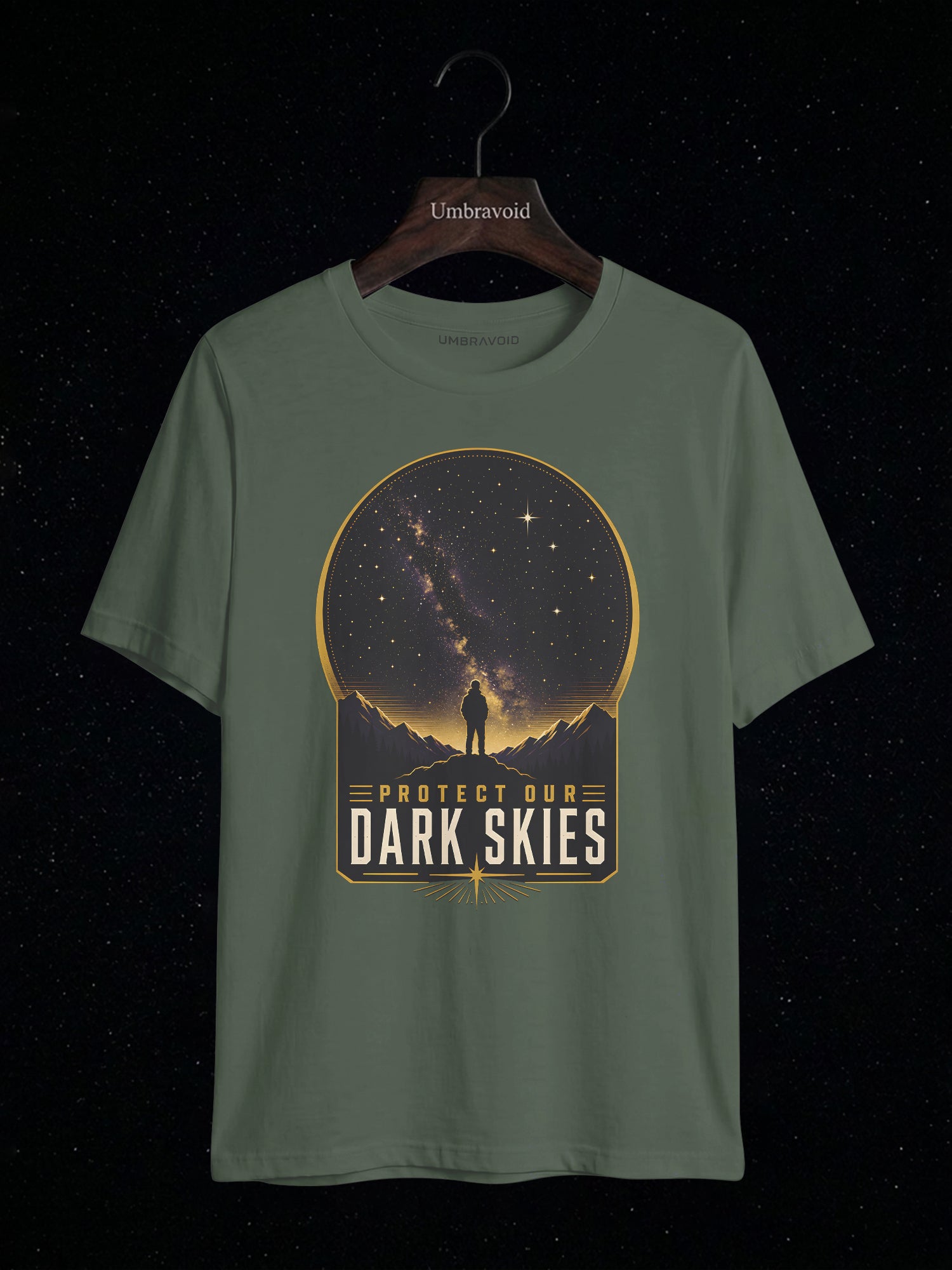 Protect Our Dark Skies astronomy t-shirt | Umbra Void