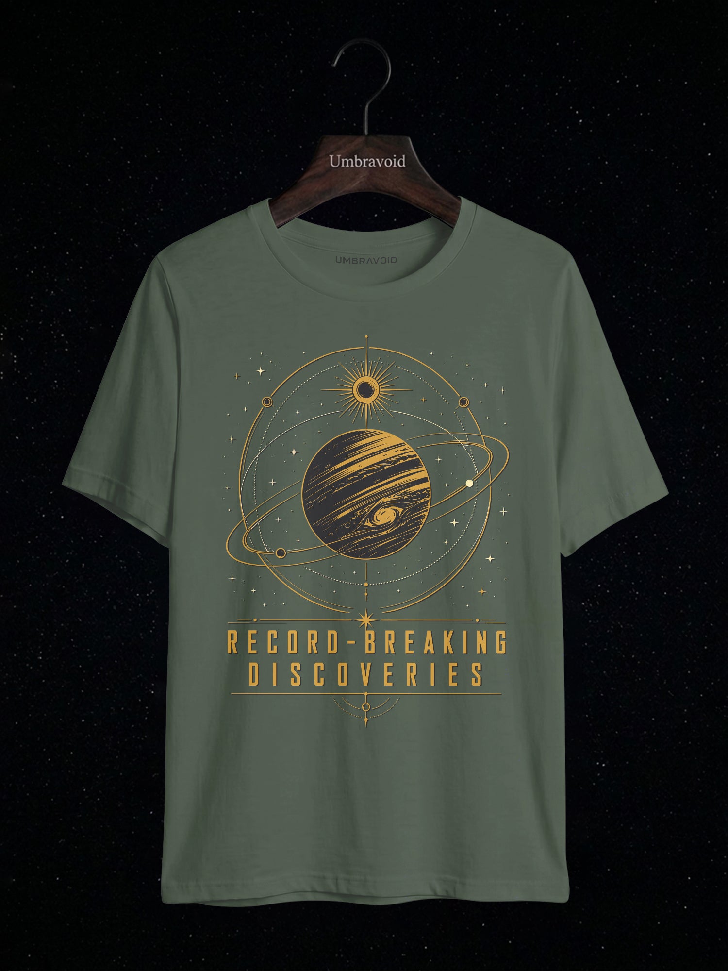 Record-Breaking Discoveries astronomy t-shirt | Umbra Void