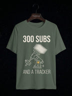 300 Subs And A Tracker astronomy t-shirt | Umbra Void