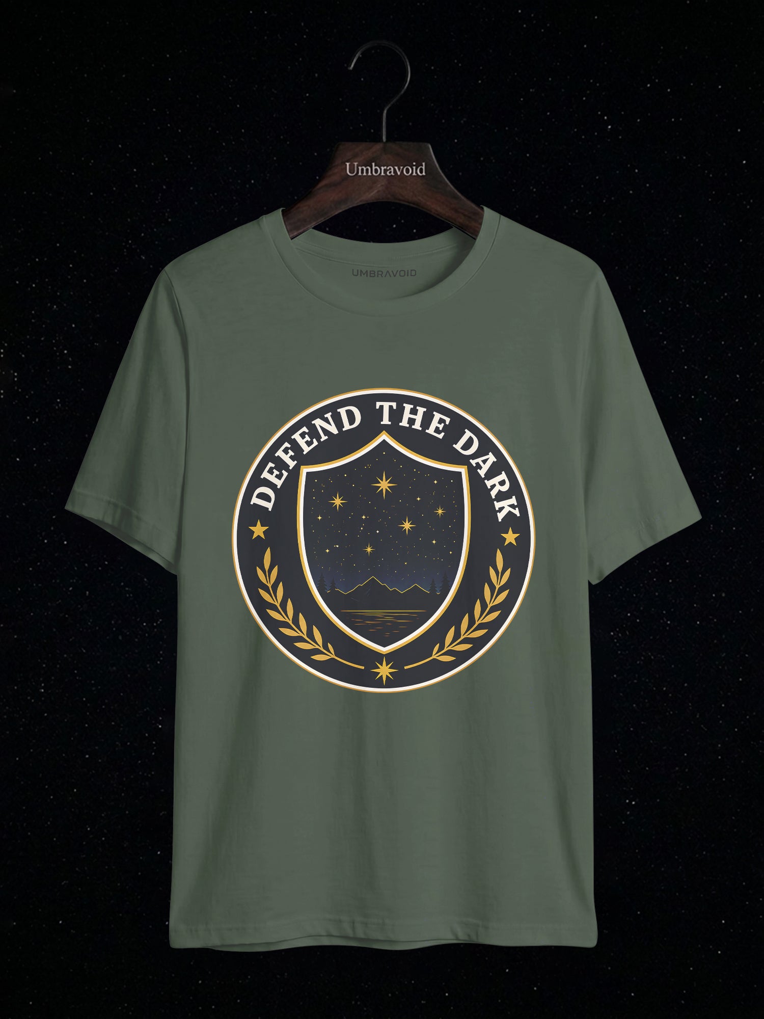 Defend The Dark astronomy t-shirt | Umbra Void