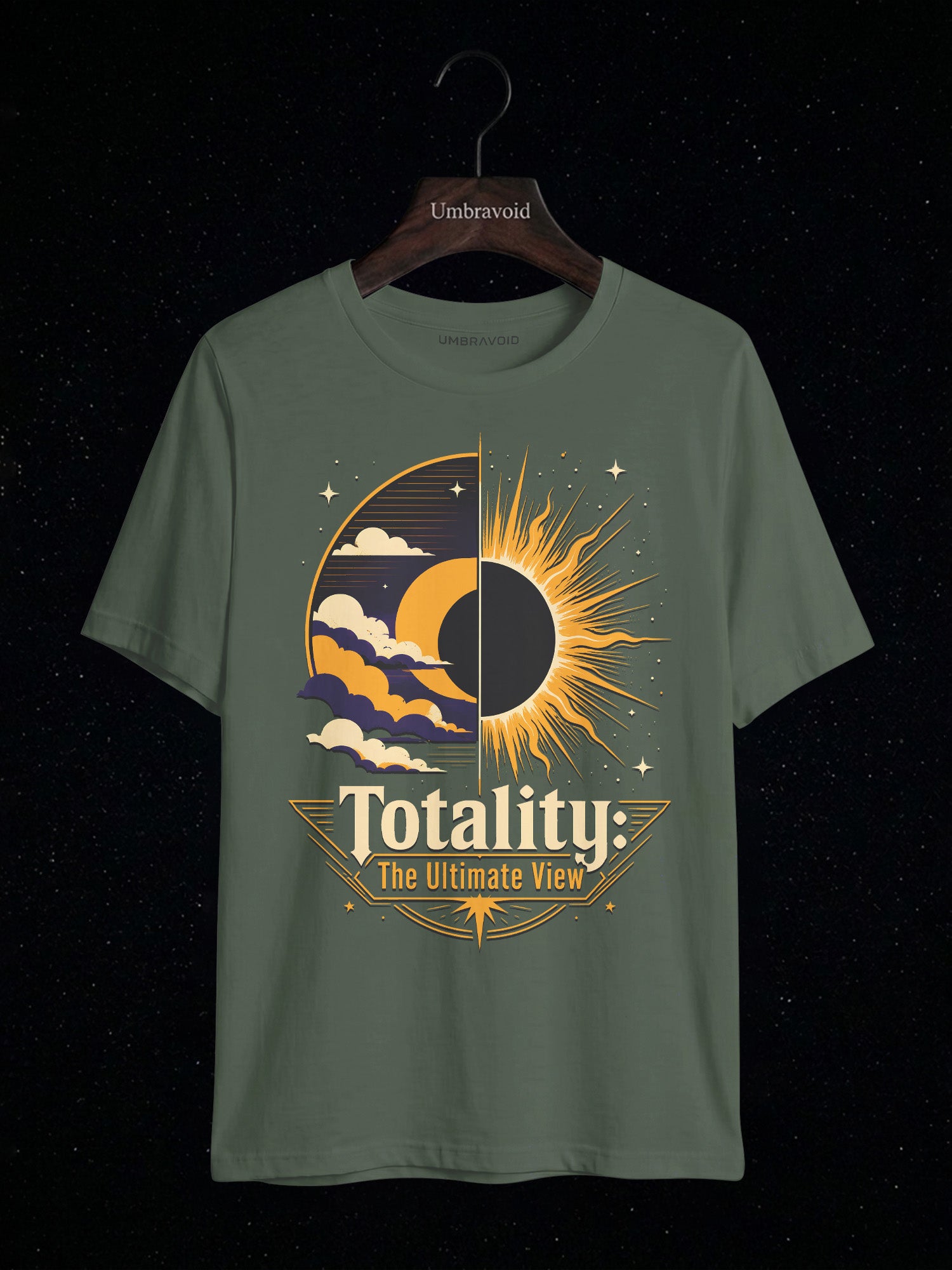 The Ultimate View astronomy t-shirt | Umbra Void