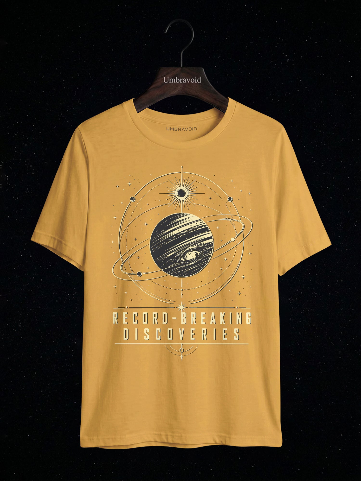 Record-Breaking Discoveries astronomy t-shirt | Umbra Void
