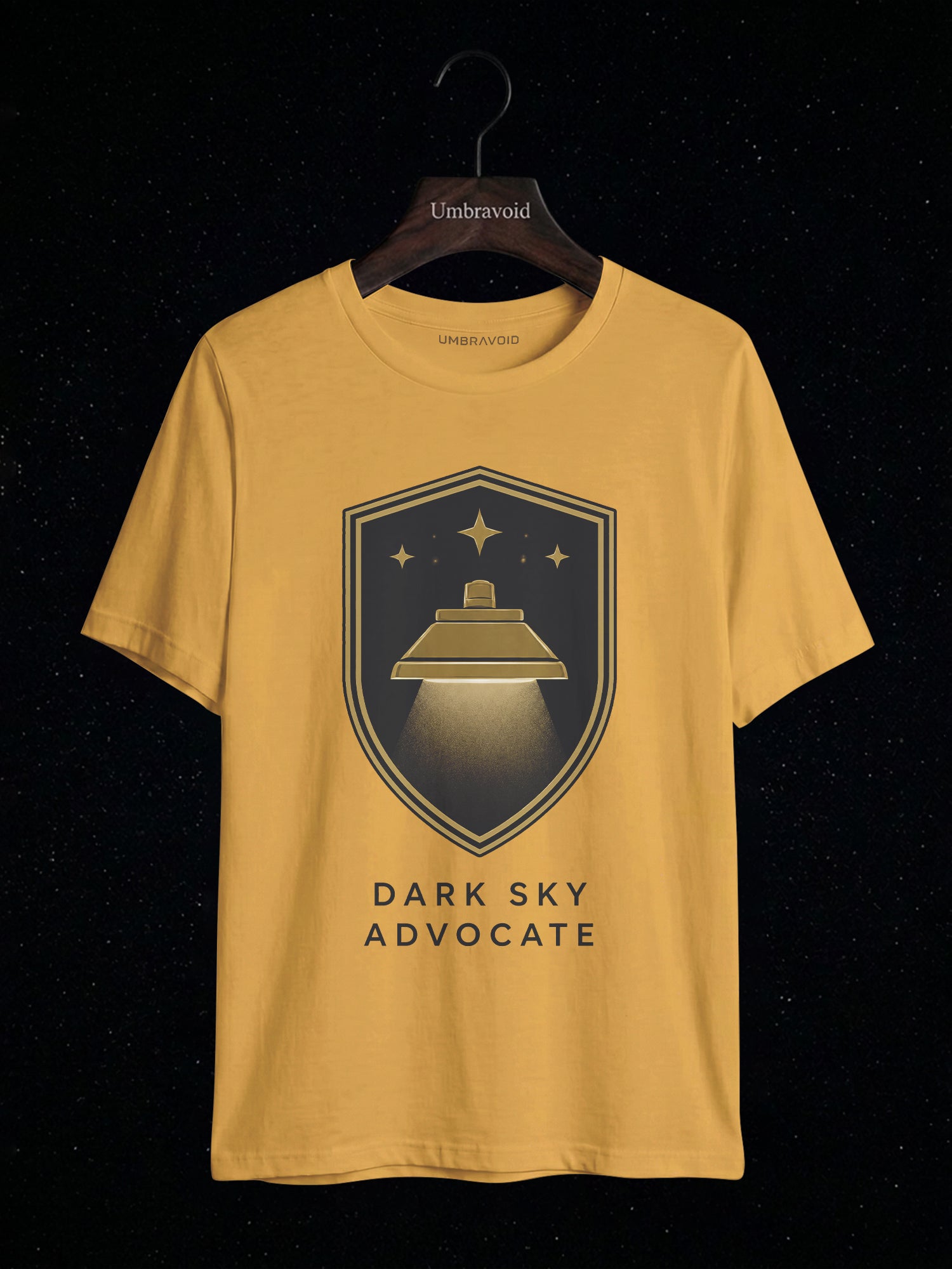 Dark Sky Advocate astronomy t-shirt | Umbra Void