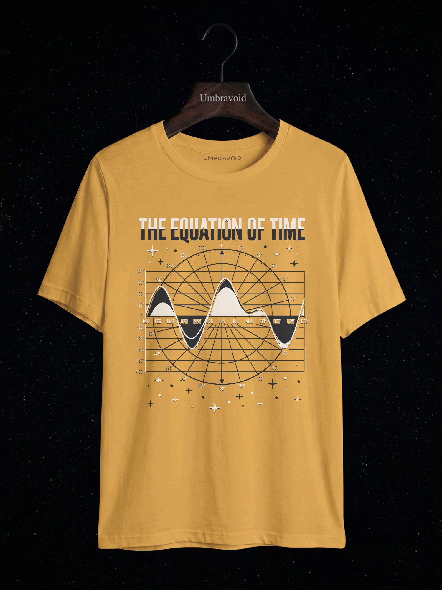 The Equation Of Time astronomy t-shirt | Umbra Void