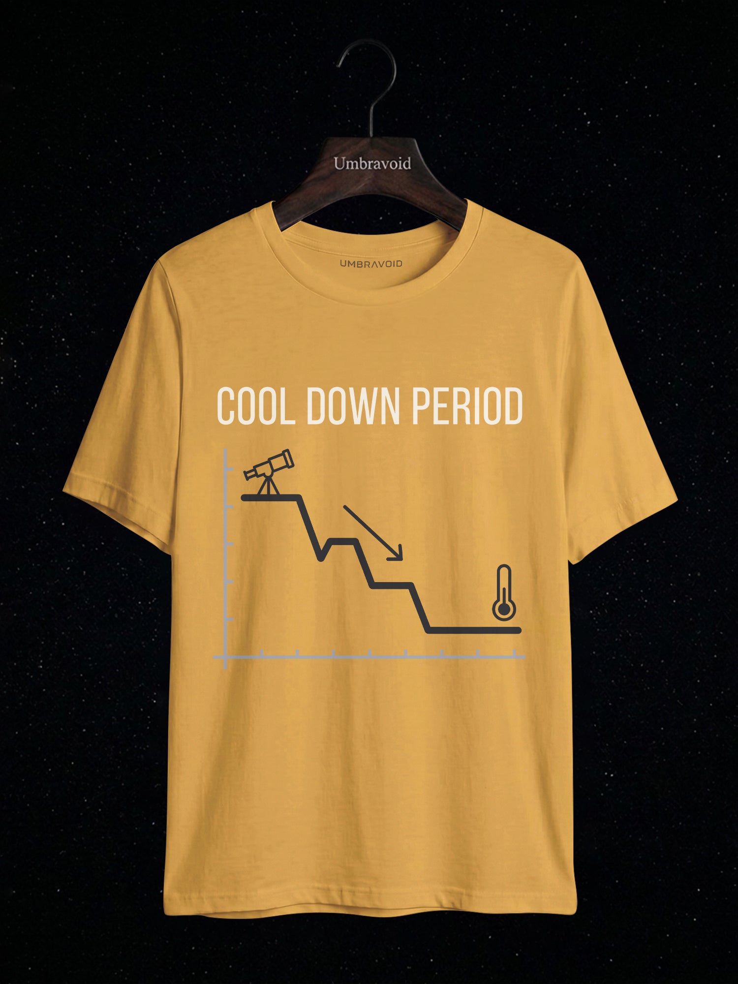 Cool Down Period astronomy t-shirt | Umbra Void