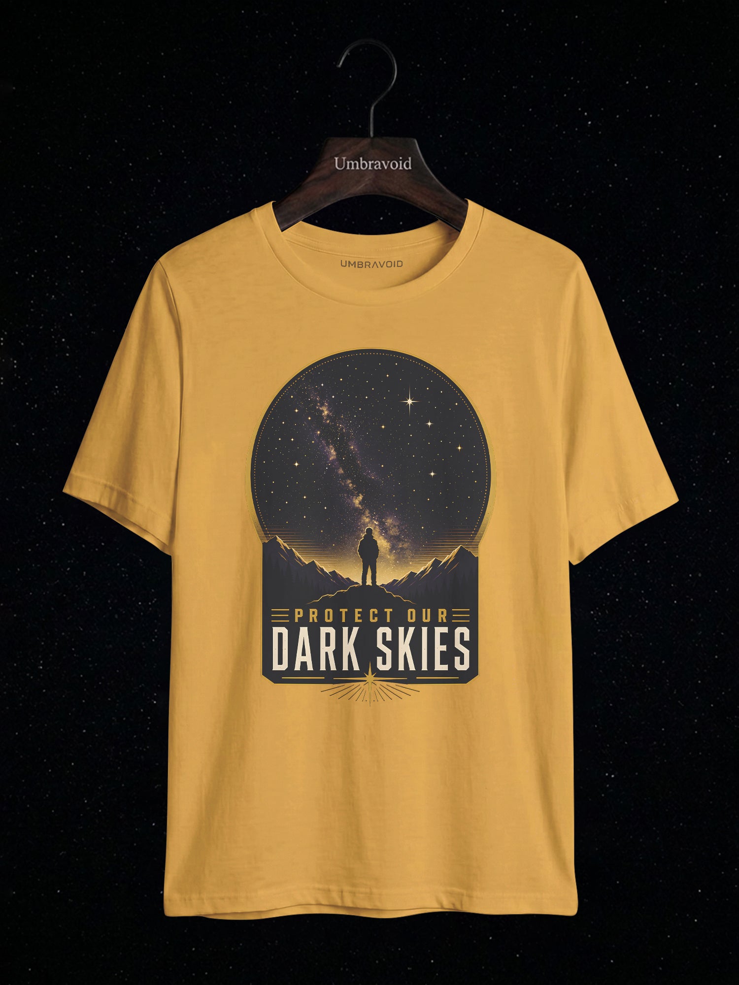 Protect Our Dark Skies astronomy t-shirt | Umbra Void