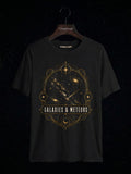 Galaxies & Meteors astronomy t-shirt | Umbra Void
