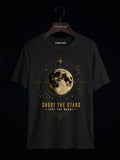 Shoot The Stars (Not The Moon) Lunar Edition astronomy t-shirt | Umbra Void