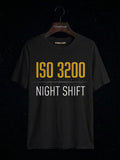 ISO 3200 Night Shift astronomy t-shirt | Umbra Void