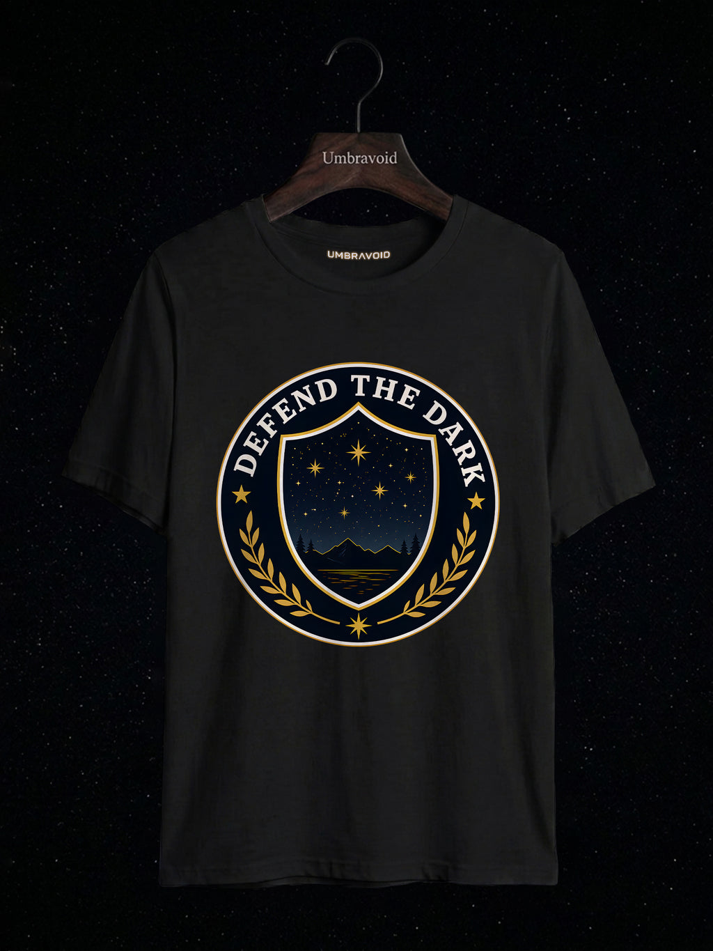 Defend The Dark astronomy t-shirt | Umbra Void
