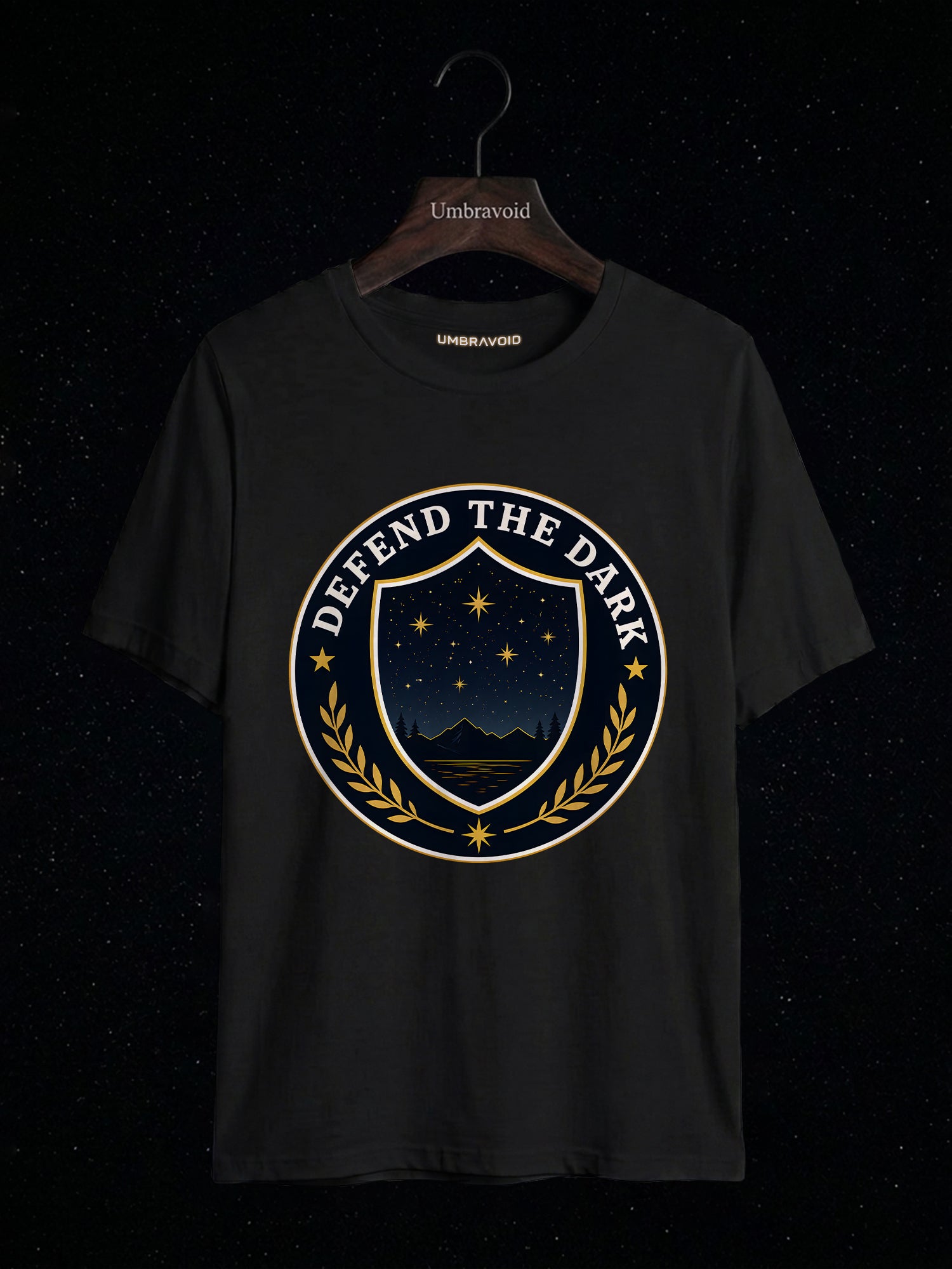 Defend The Dark astronomy t-shirt | Umbra Void