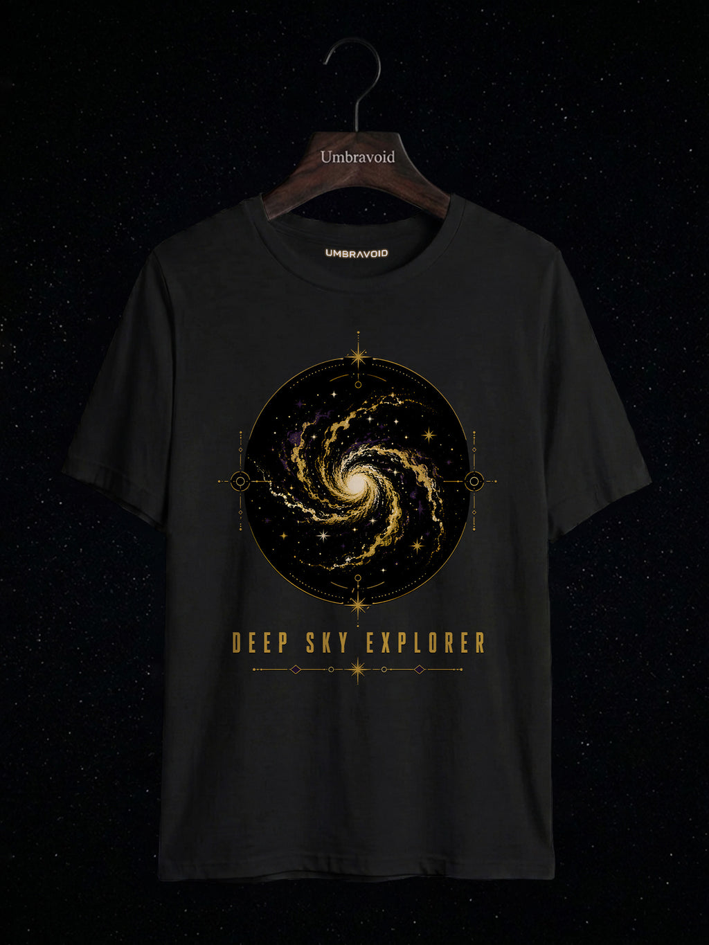 Deep Sky Explorer astronomy t-shirt | Umbra Void