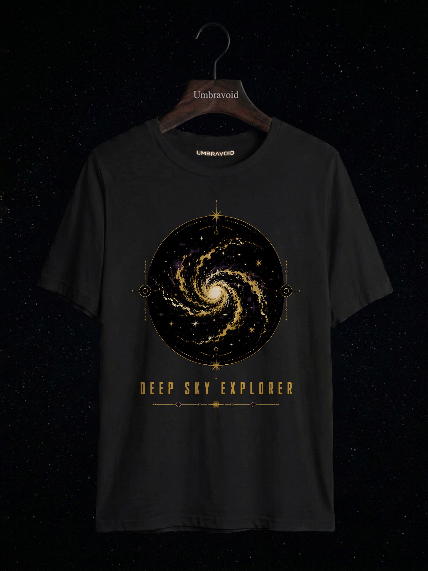 Deep Sky Explorer astronomy t-shirt | Umbra Void