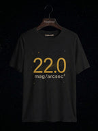 22.0 Mag/Arcsec² astronomy t-shirt | Umbra Void