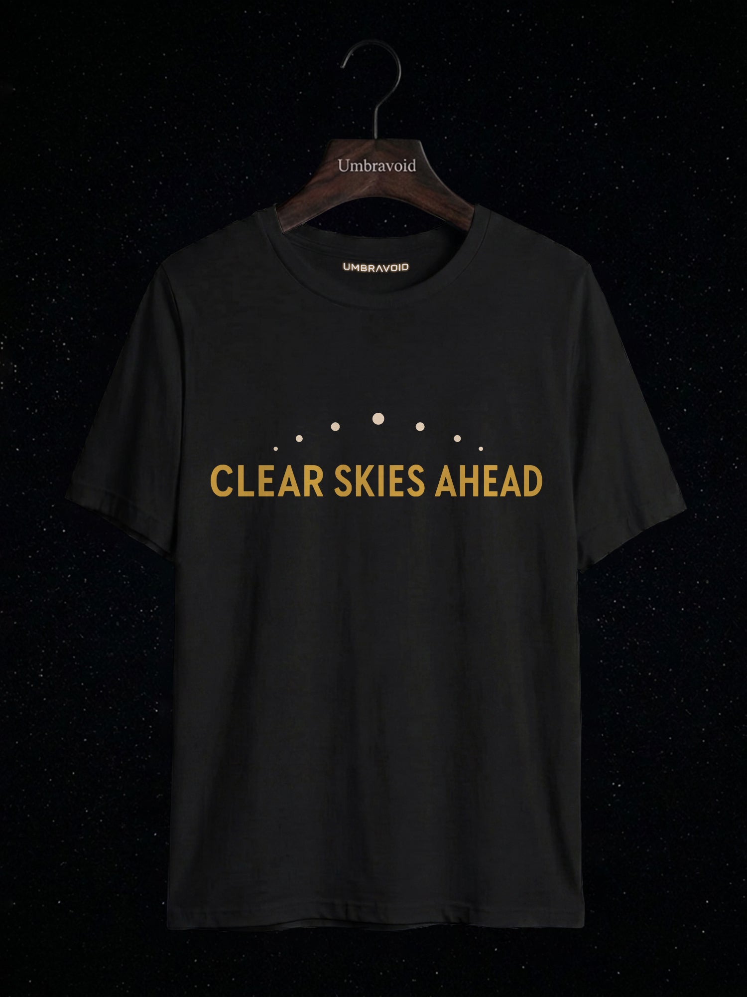 Clear Skies Ahead astronomy t-shirt | Umbra Void
