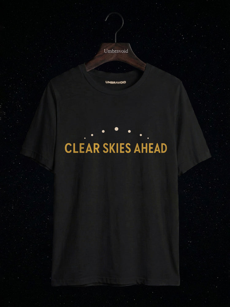 Clear Skies Ahead astronomy t-shirt | Umbra Void