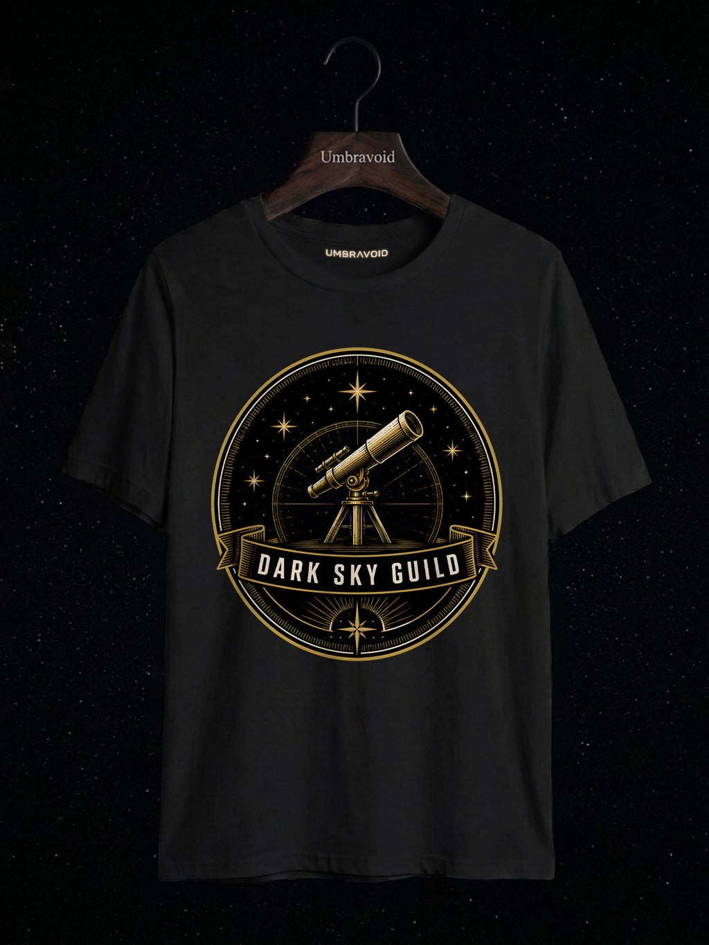 Dark Sky Guild astronomy t-shirt | Umbra Void