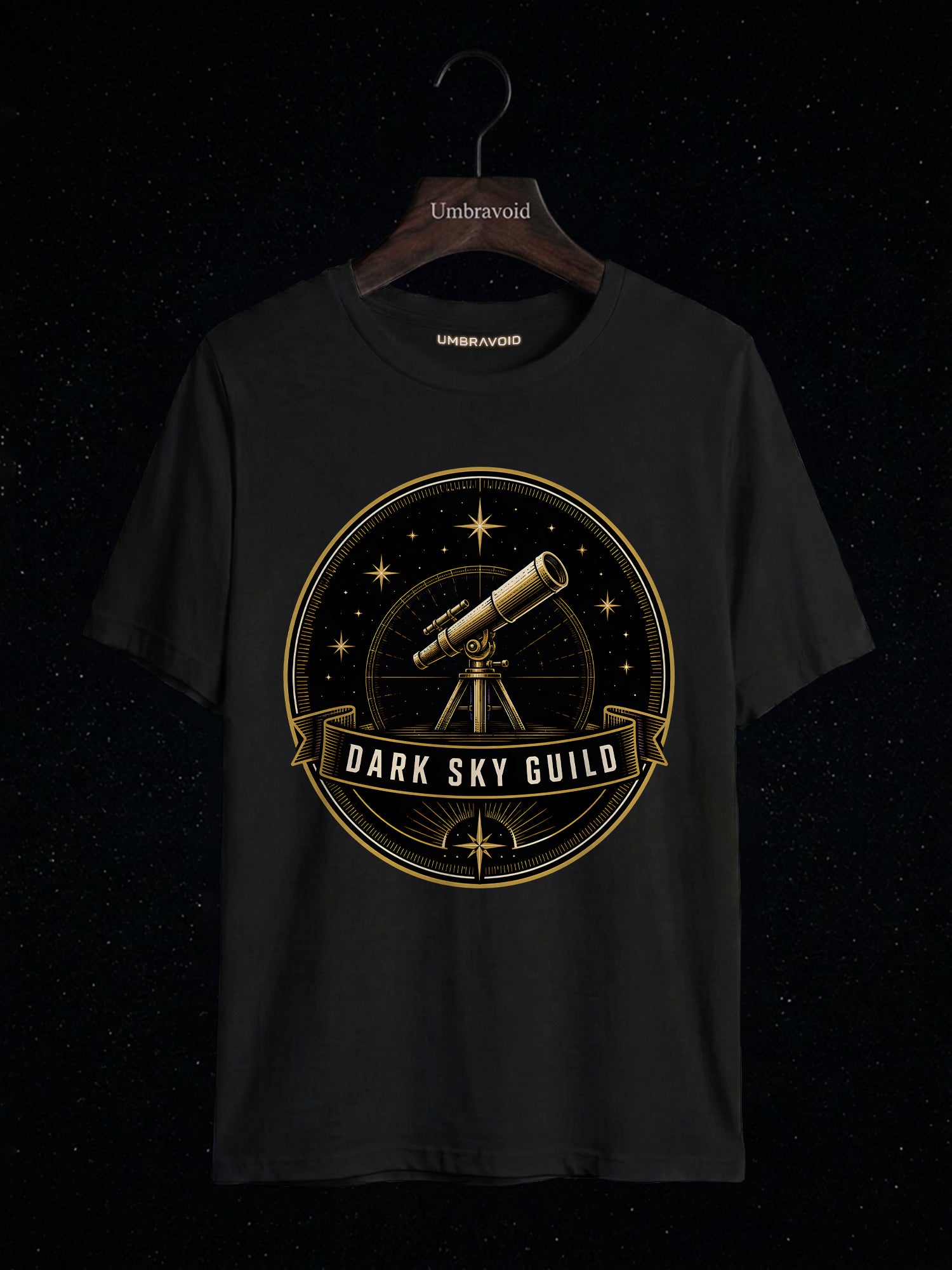 Dark Sky Guild astronomy t-shirt | Umbra Void